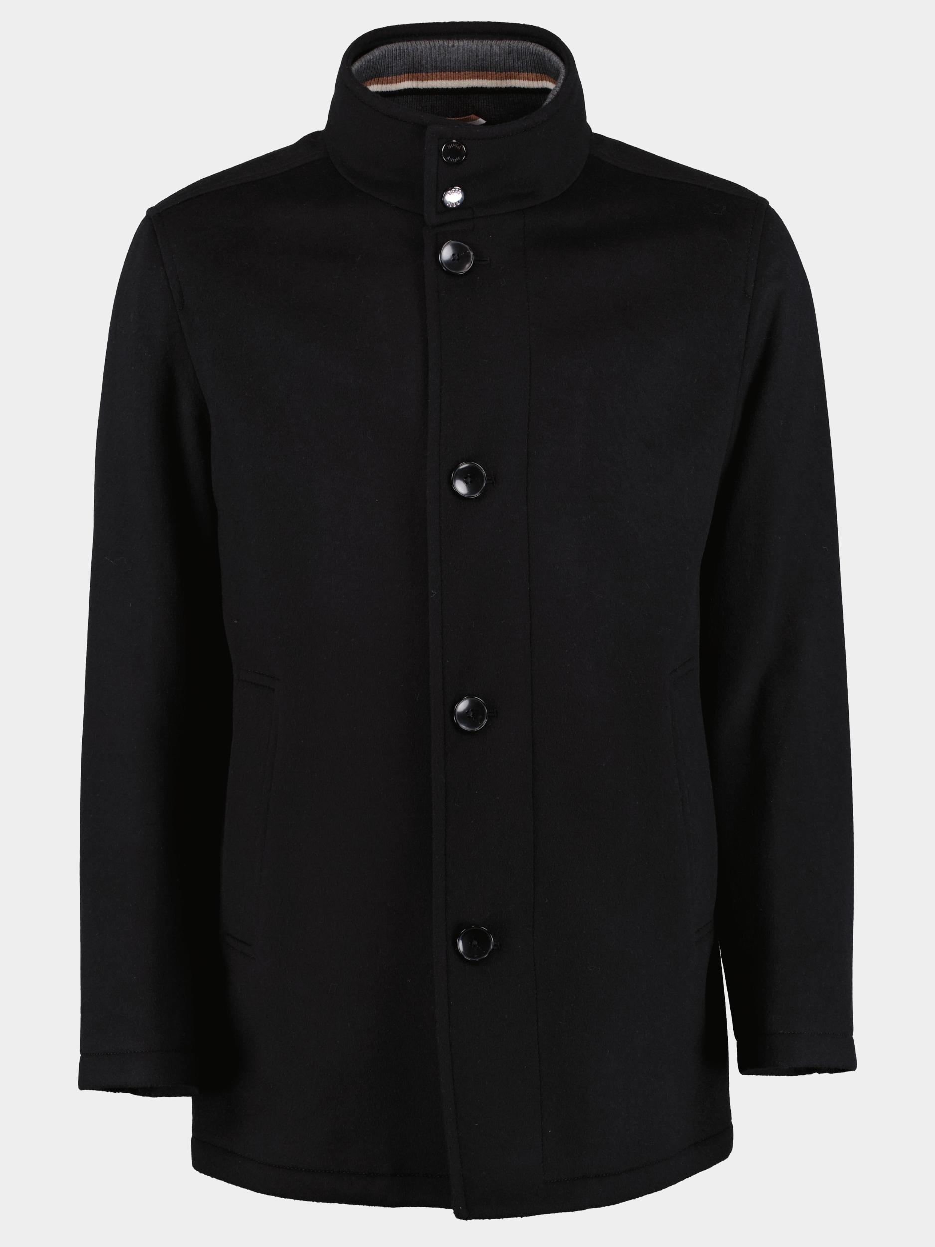 BOSS Black Wollen Jas Zwart H-Coxtan-234 10252595 01 50502332/001