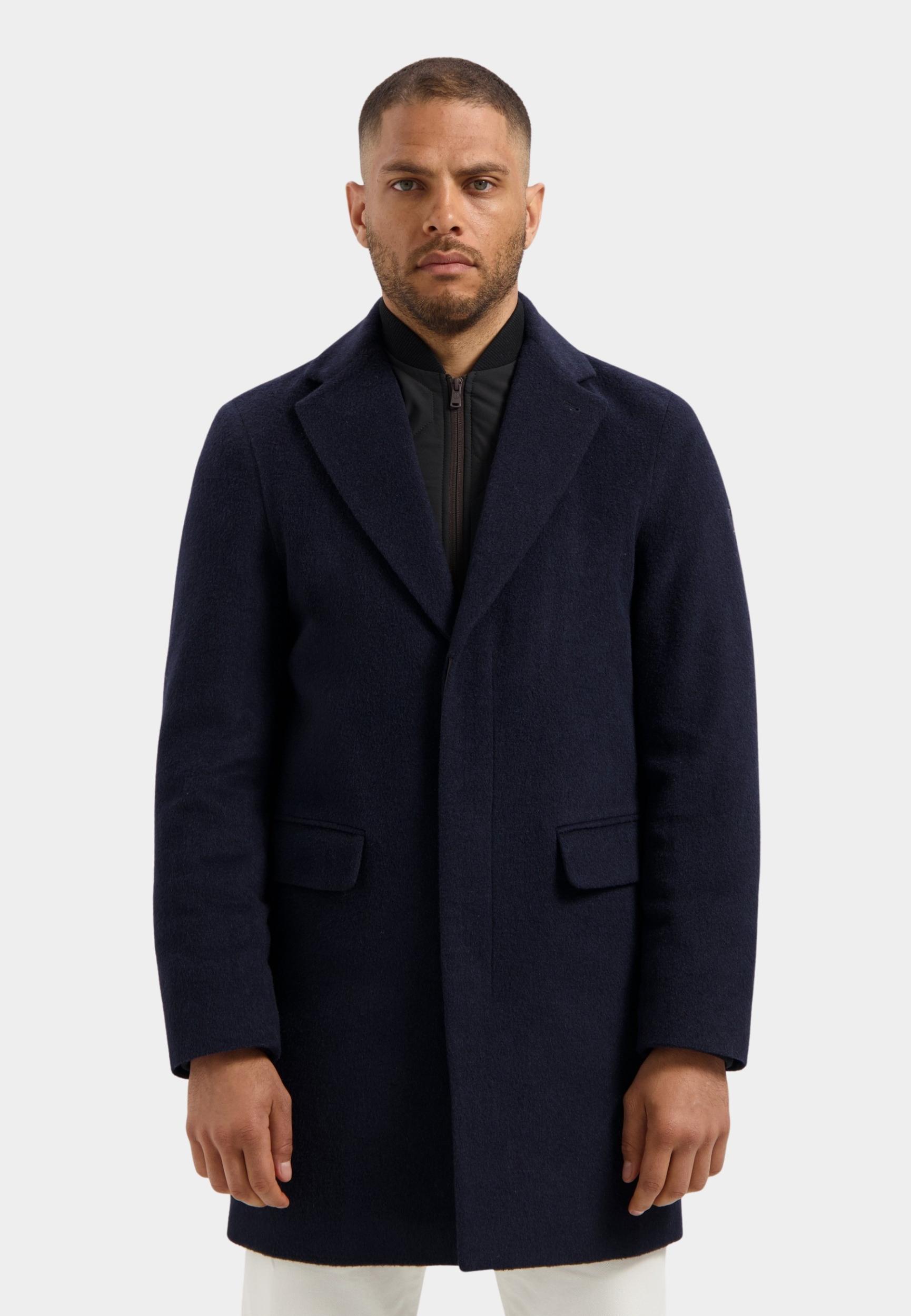 Dstrezzed Wollen Jas Blauw DS_Carter Coat 101510-AW25/649