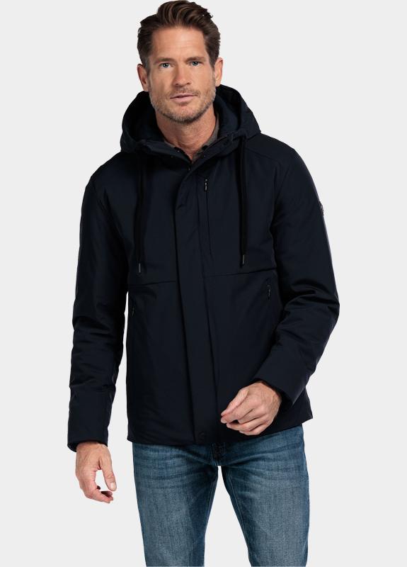 Baileys Winterjack Blauw Jacket with Hood Padded. 522355/60