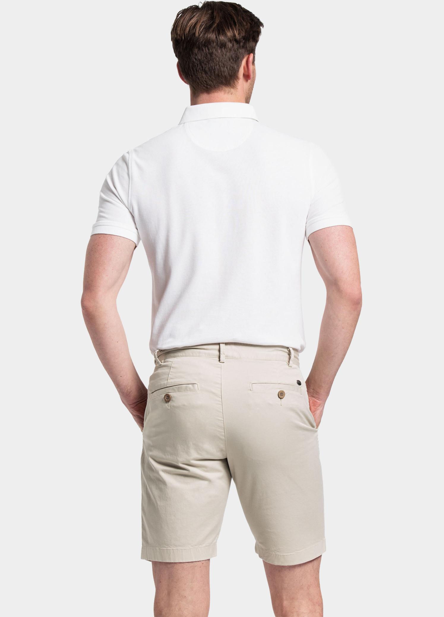 Giordano Korte Broek heren Wit Stockholm Short Garment Dyed 411115/81