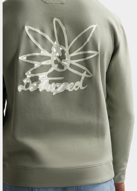 Dstrezzed Sweater heren Groen DS_Karas Artwork Crew 211810/564