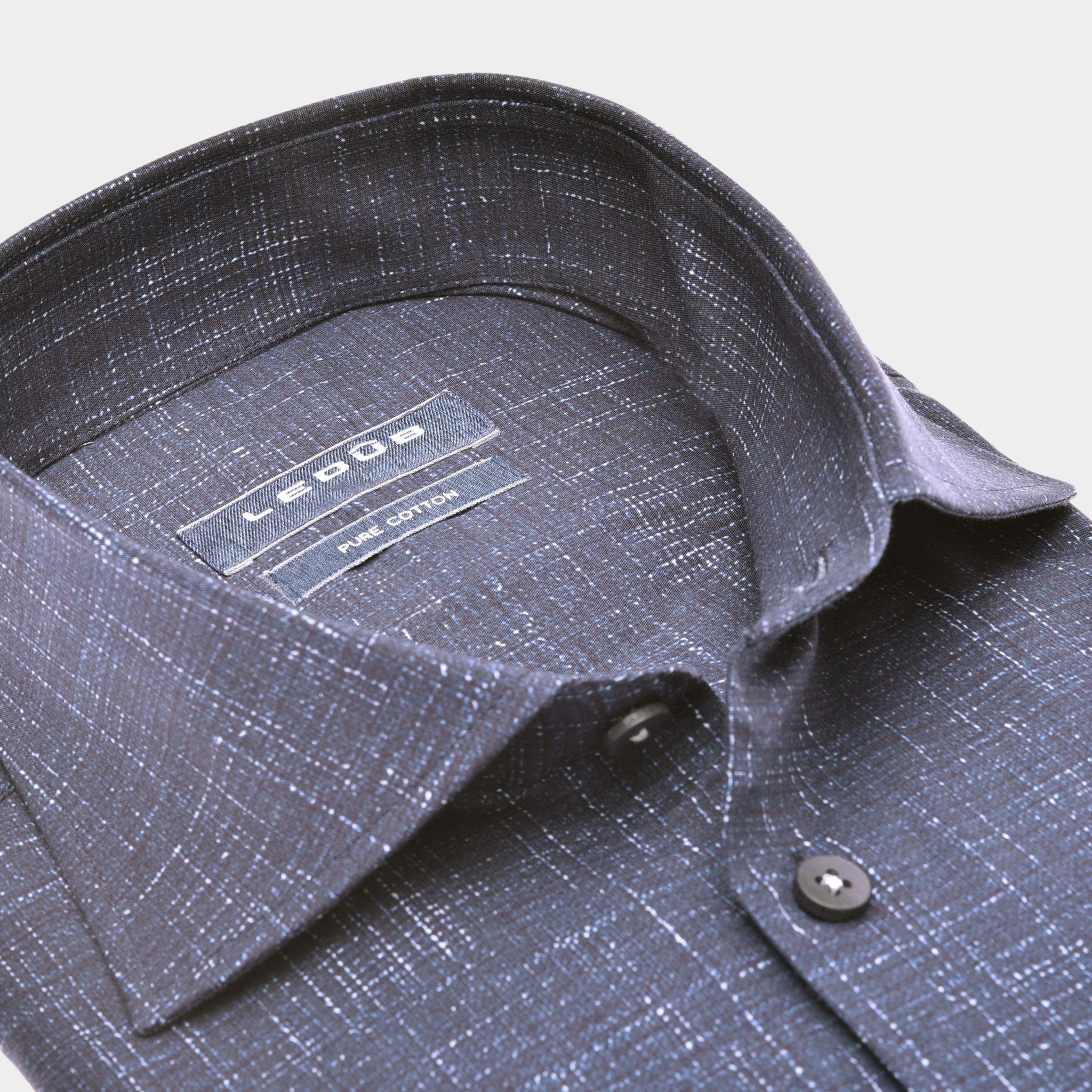 Ledub Business hemd lange mouw Blauw LE24204 MFN 5 0142325/180-000-000