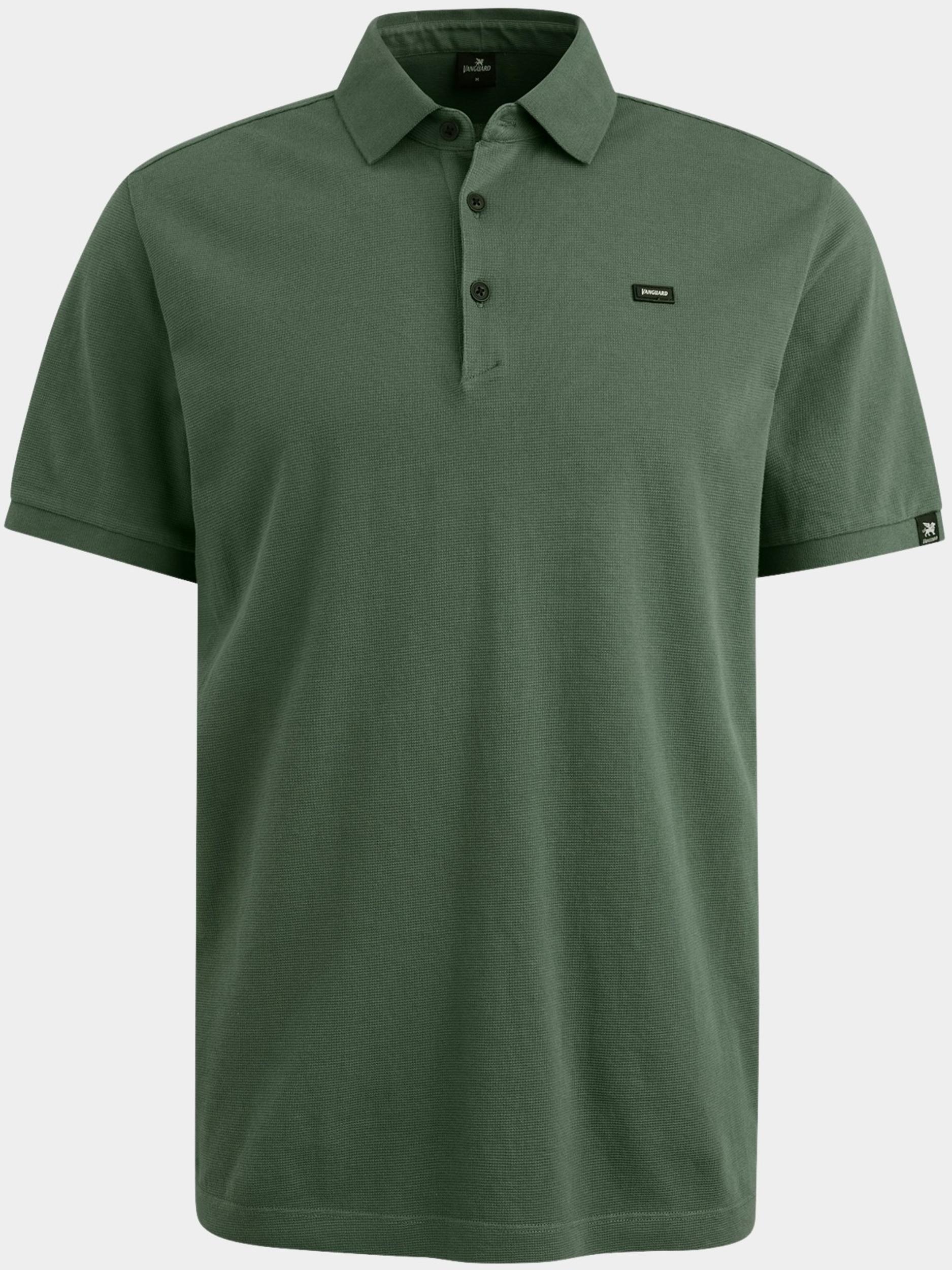 Vanguard Polo korte mouw Groen Short sleeve polo pique waffl VPSS2503822/6023