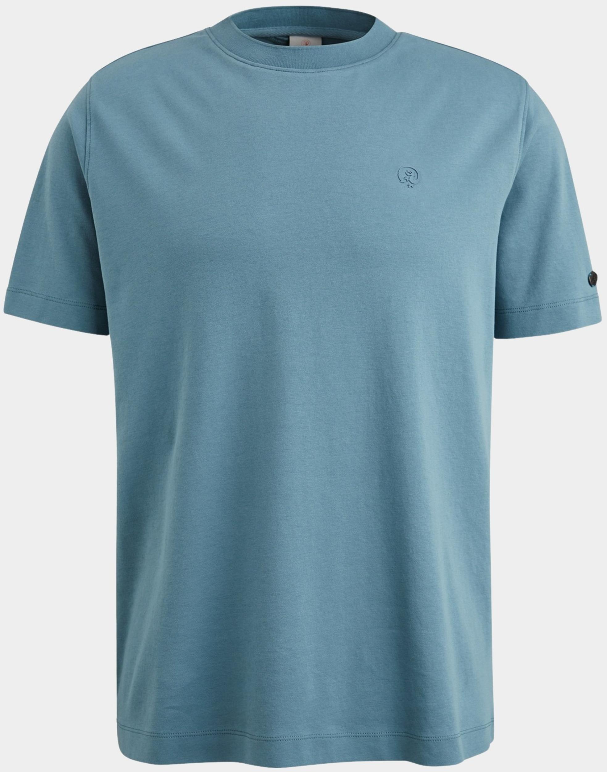 Cast Iron T-shirt korte mouw Blauw Short sleeve r-neck regular f CTSS2503560/5134