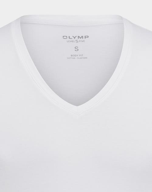 Olymp T-shirt korte mouw Wit 0801/12 T-Shirt 080112/00