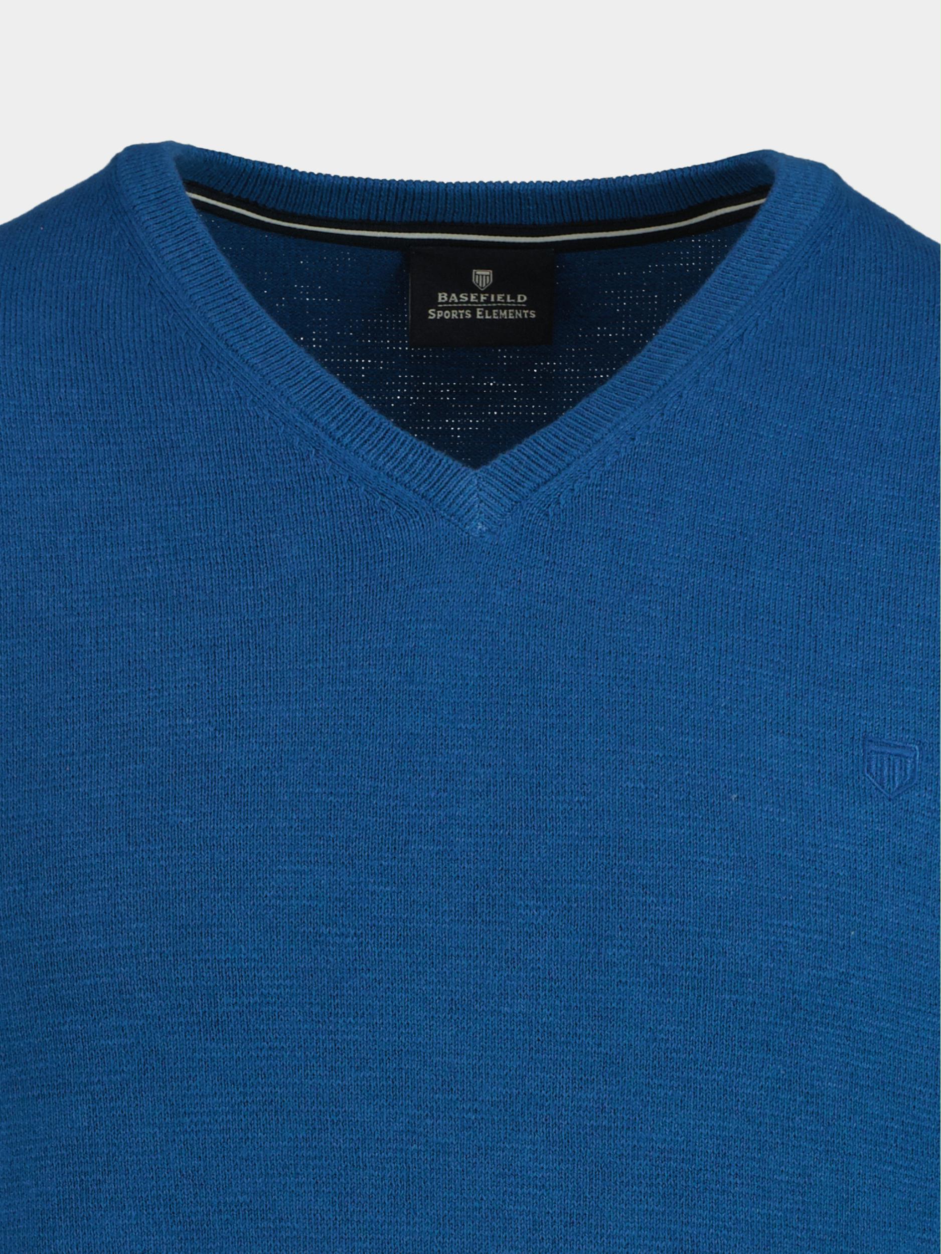 Basefield Spencer Blauw V Pullunder 219017027/608