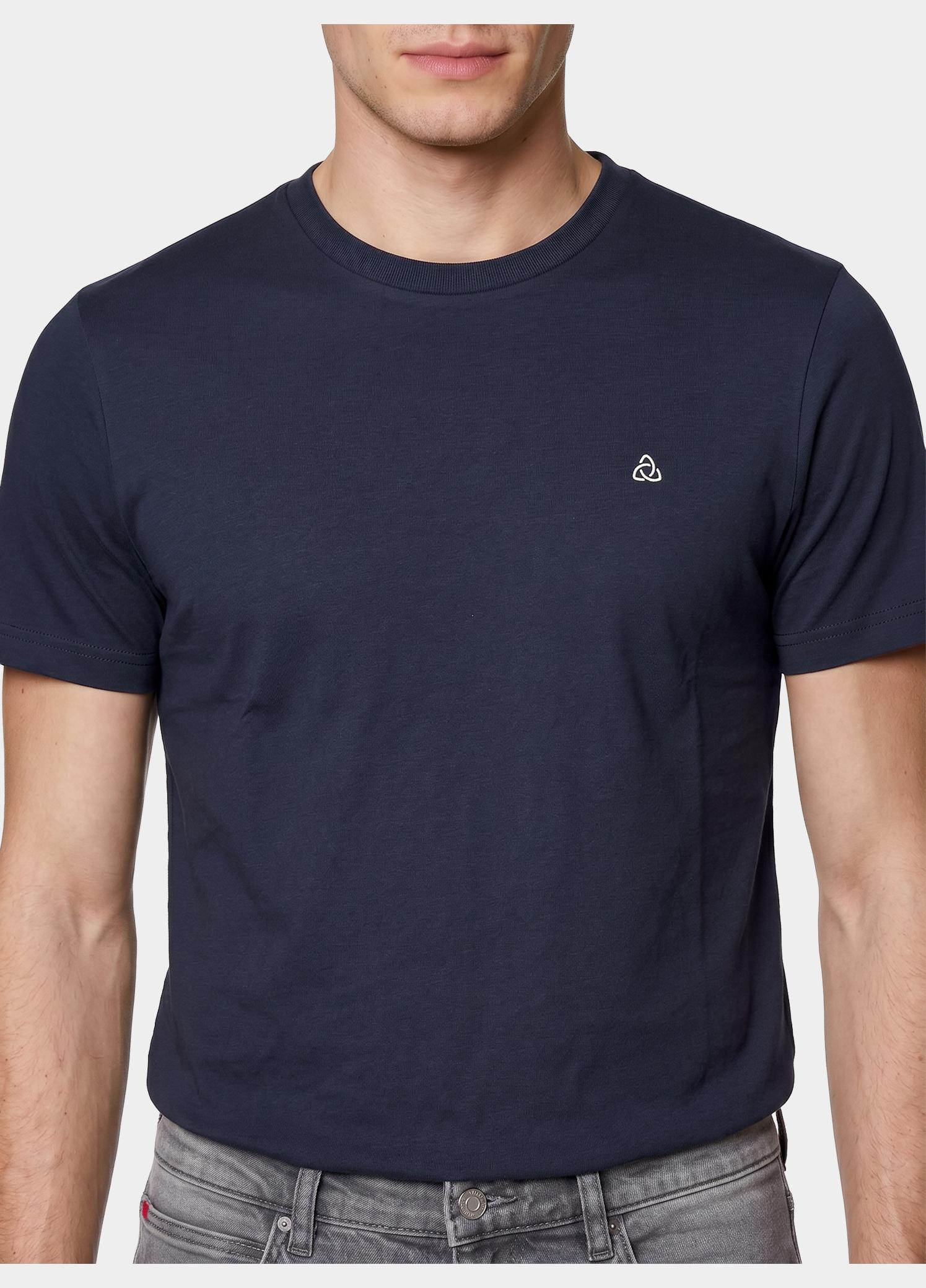 Scotland Blue T-shirt heren Blauw Dynand T-shirt SPE25108DY42SB/290 navy