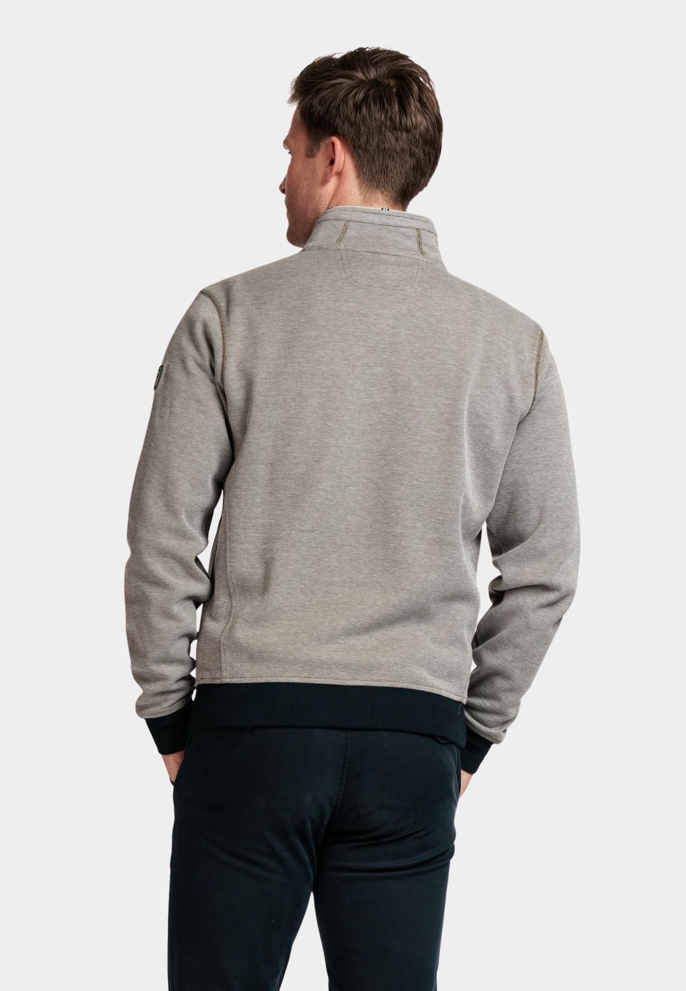 Baileys Half Zip Groen Sweatshirt 1/2 zip  2-tone Ox 413130/75