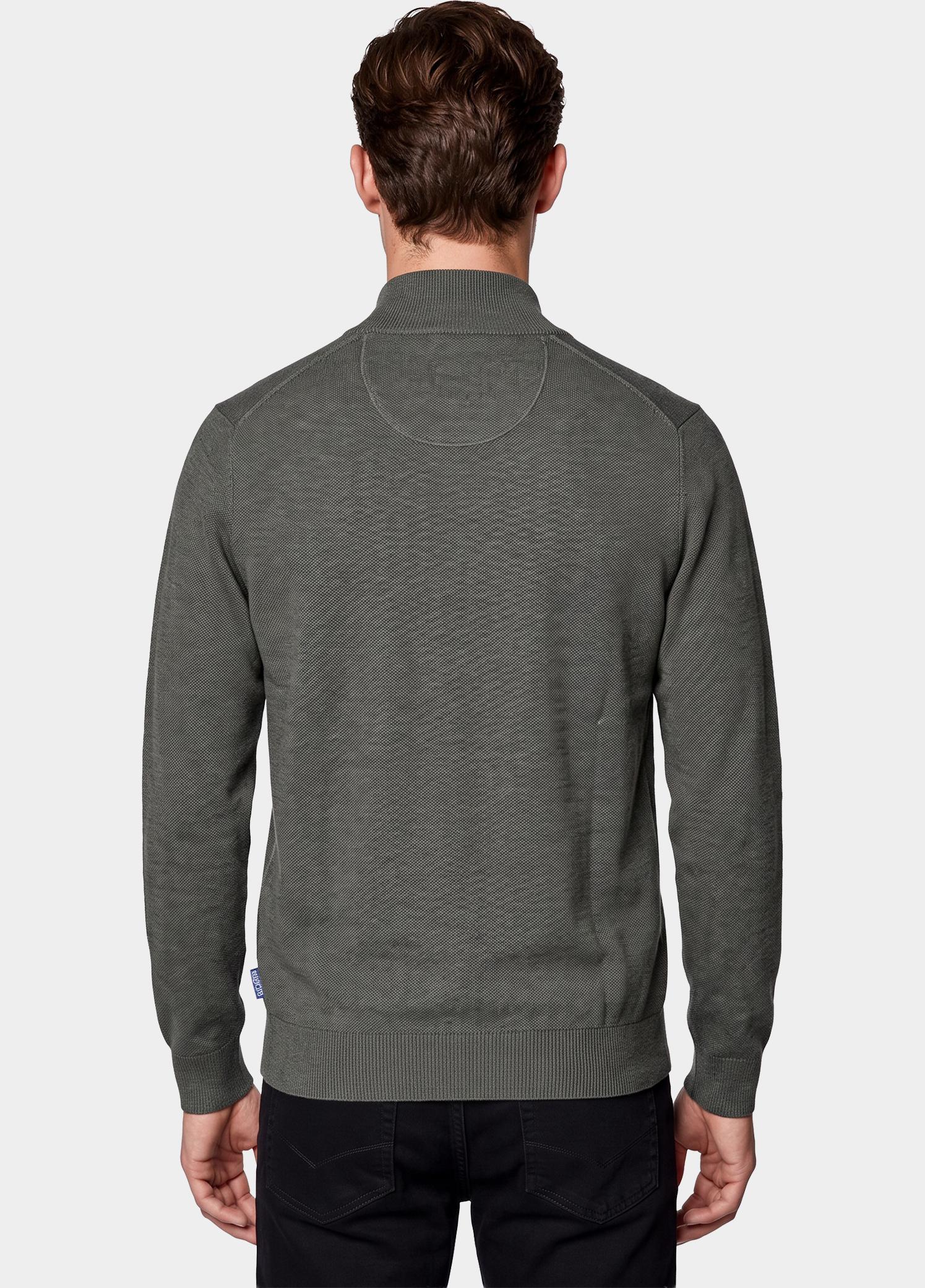Baileys Vest heren Groen Cardigan Zip  all-over 2-tone 622009/775