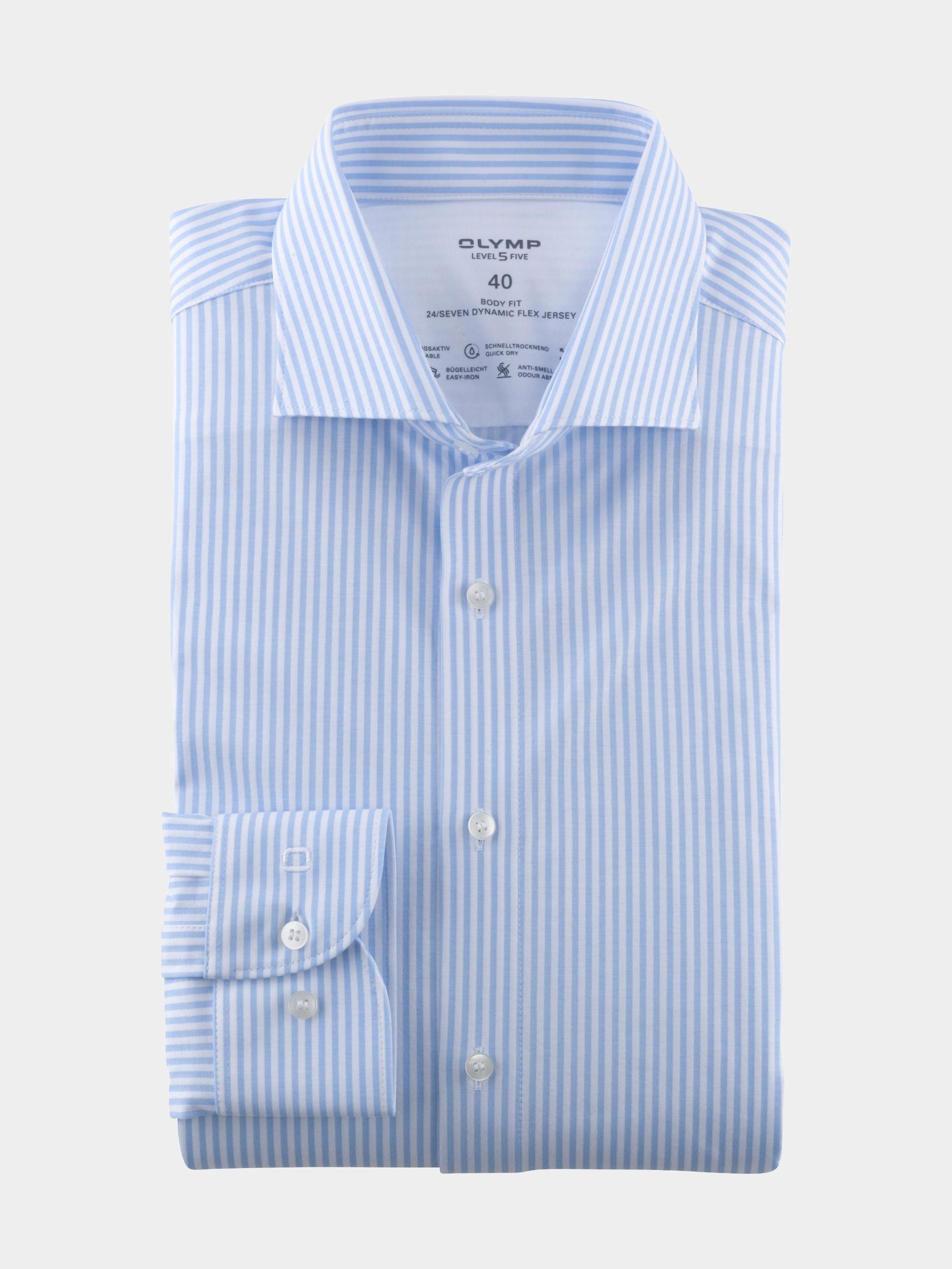 Olymp Business hemd lange mouw Blauw  072964/11