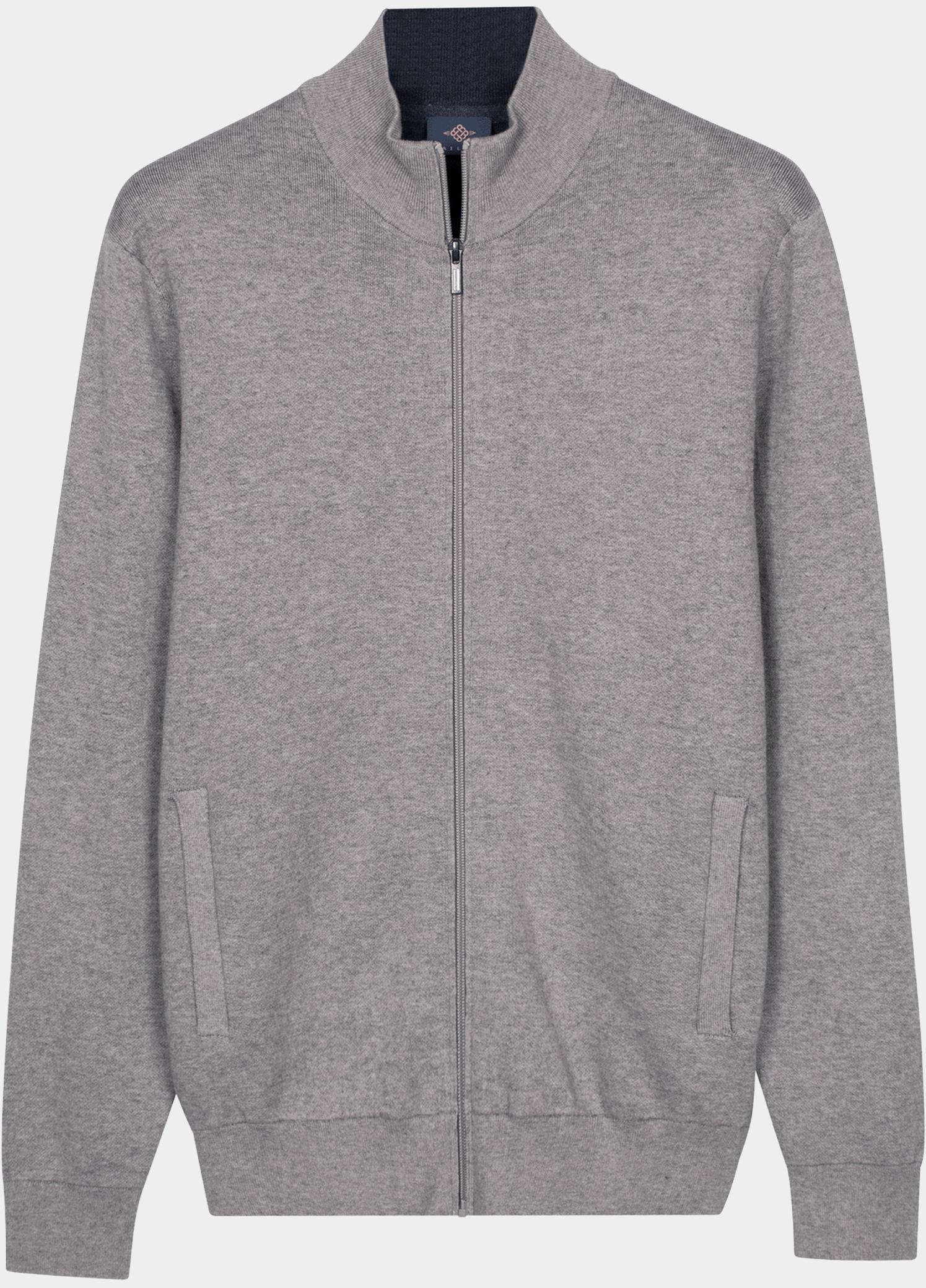 Baileys Vest heren Grijs Cardigan Zip  14gg 622099/925
