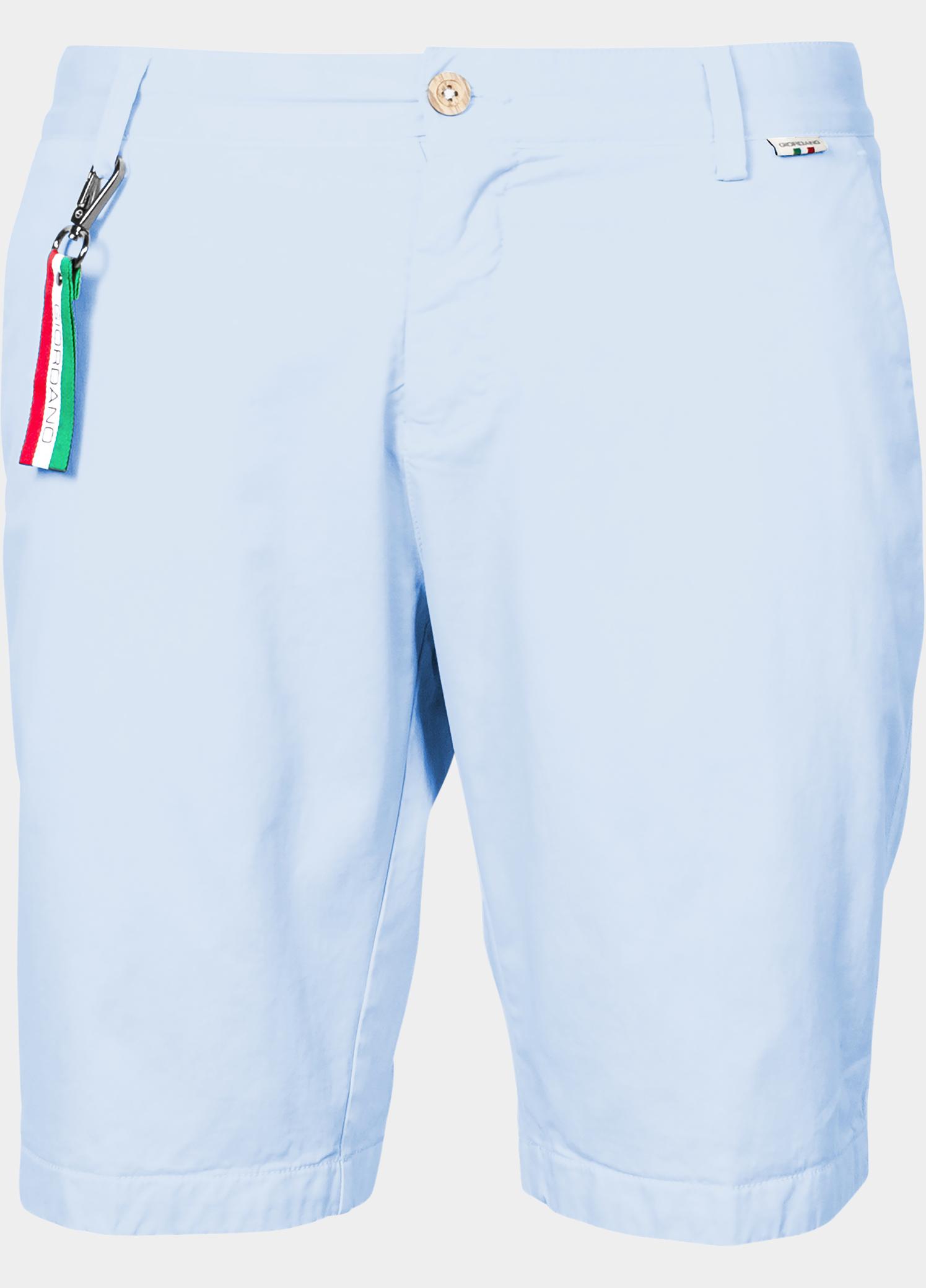 Giordano Korte Broek heren Blauw Stockholm Short Garment Dyed 411115/64