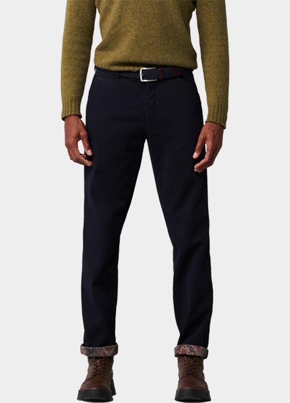 Meyer Katoenen Broek Blauw CHICAGO Art.2-3926 3322392600/18