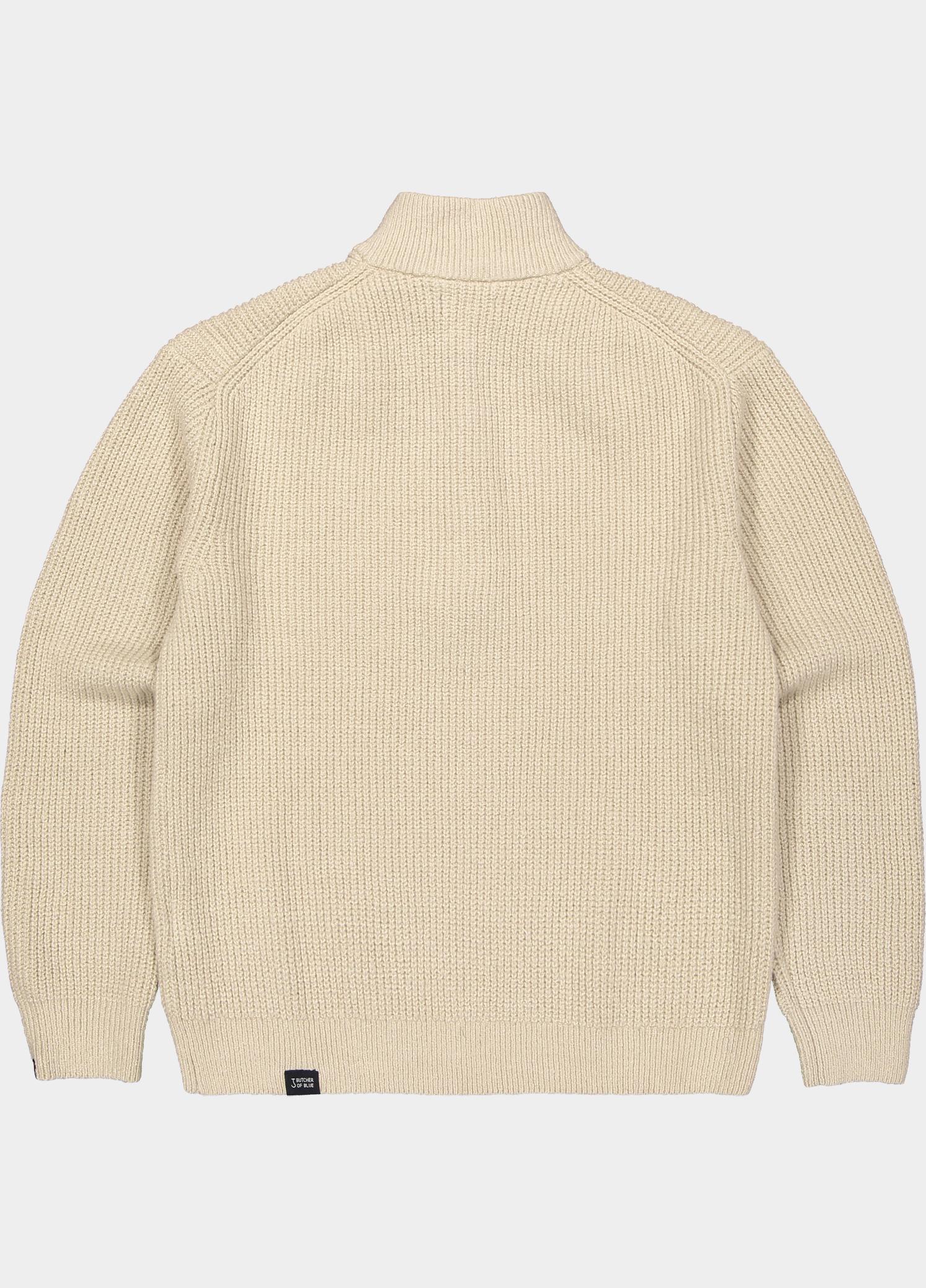 Butcher of Blue Half Zip Beige Market M2626029/697