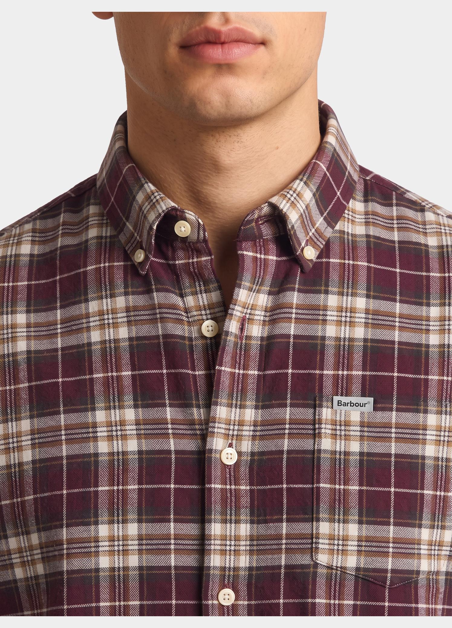 Barbour Overhemd heren Rood Telfield MSH5637/RE86