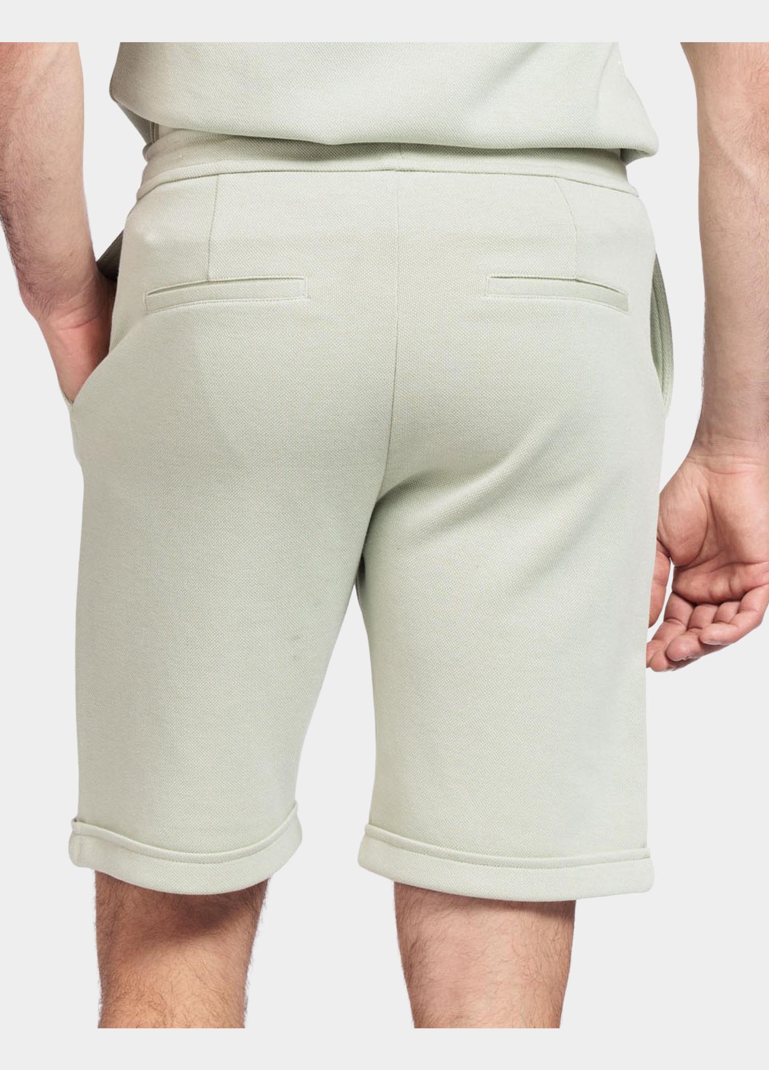 Giordano Korte Broek heren Groen Salina elastic short Double f 511121/70