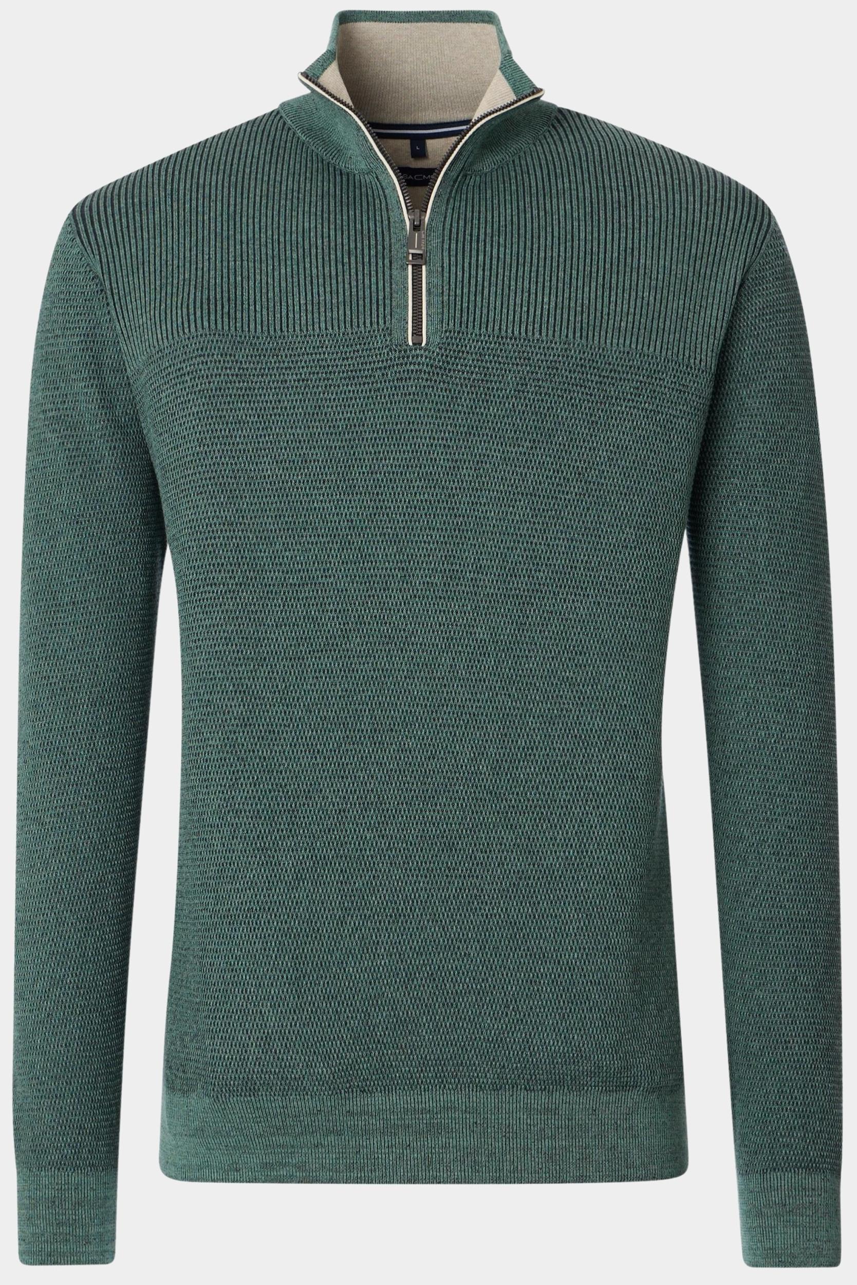 Casamoda Vest Groen  454382900/369