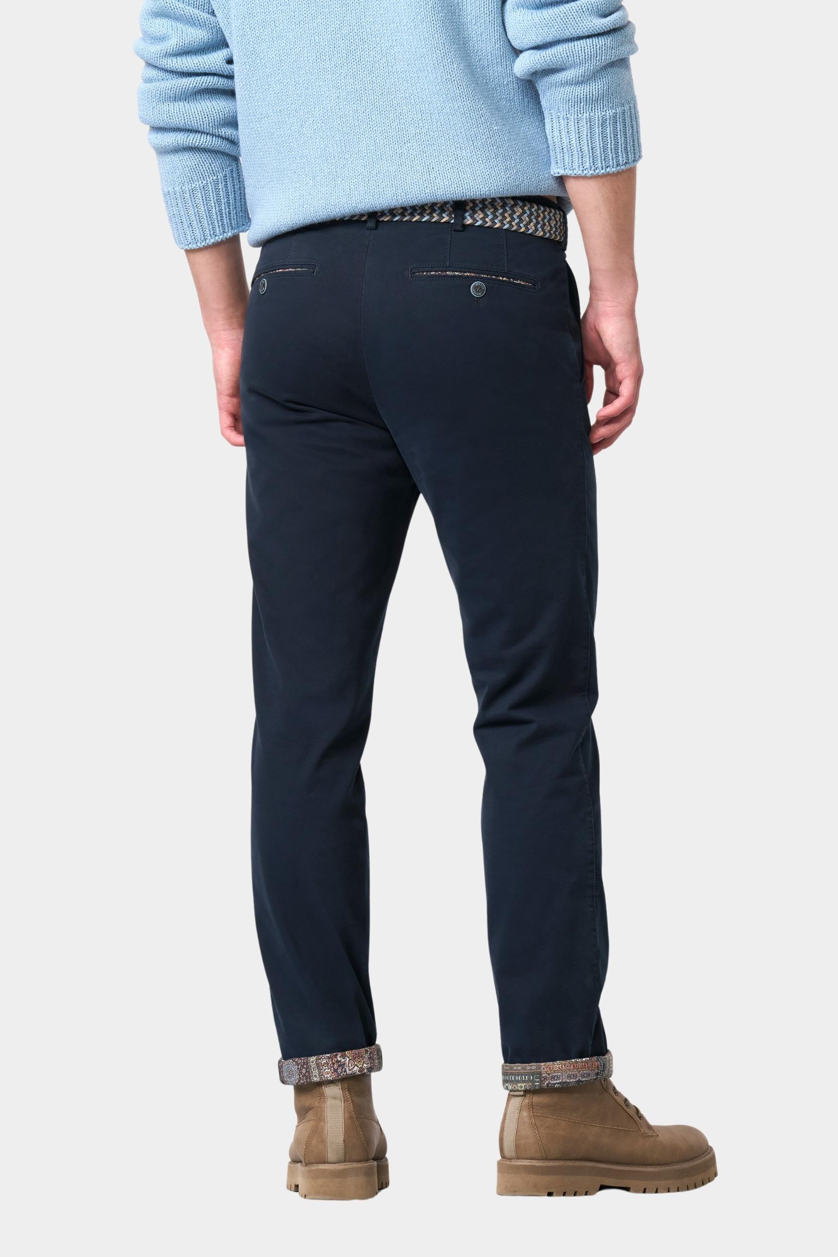 Meyer Chino Blauw Bonn 2-3931 1022393100/20