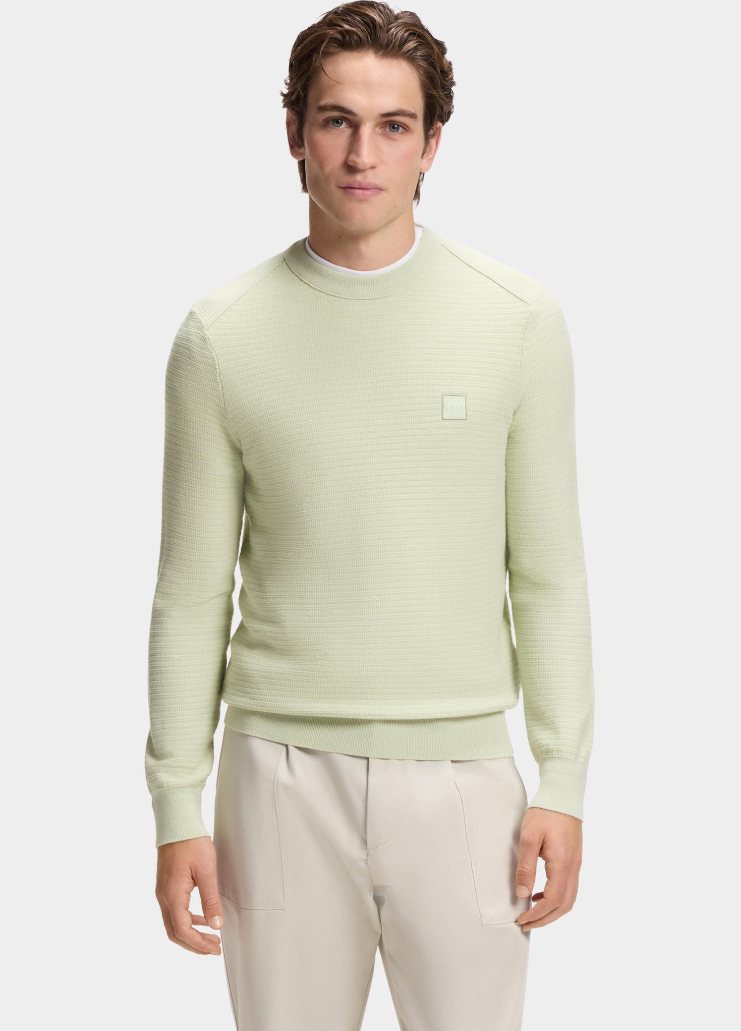 BOSS Orange Pullover Groen Anion_S 10265864 01 50527584/384