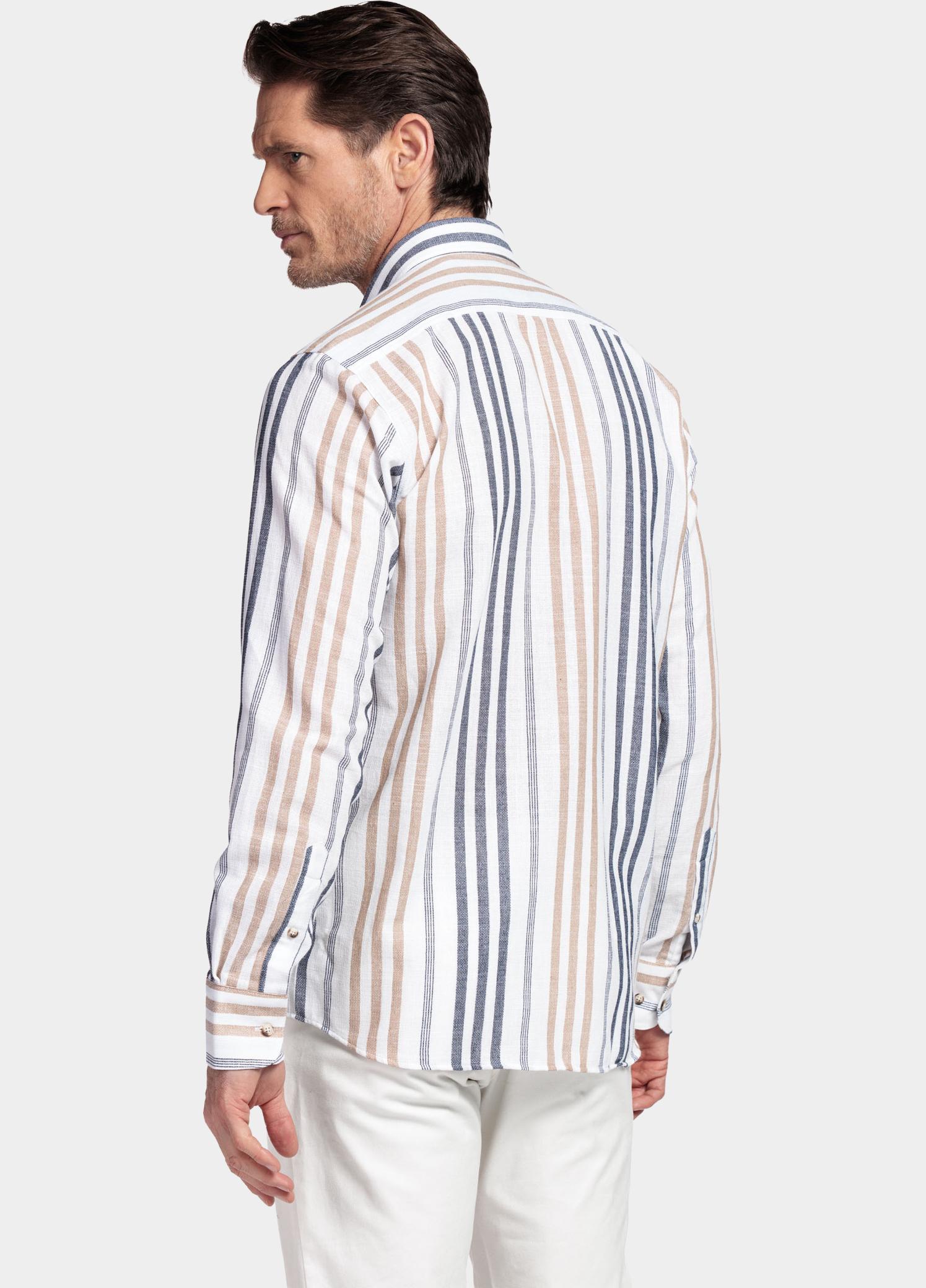 Giordano Overhemd heren Blauw Ivy Long Sleeve Button Down S 617109/60