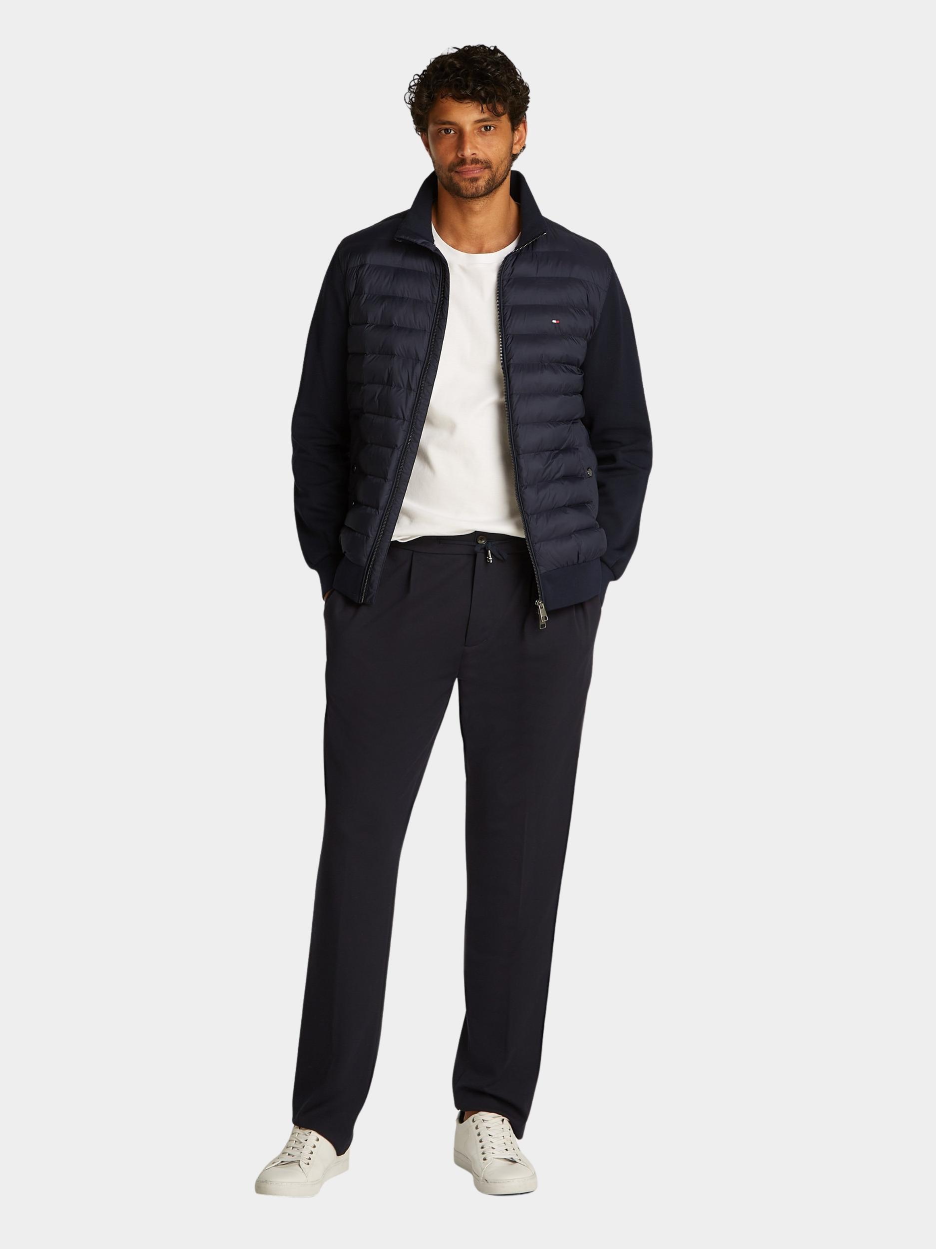 Tommy Hilfiger Vest Blauw Mix Media Stand CLLR MW0MW37461/DW5