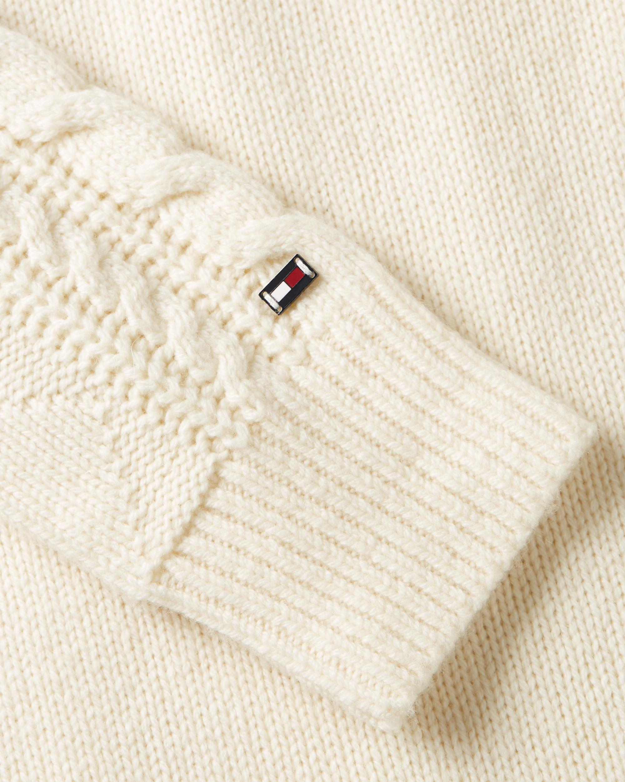 Tommy Hilfiger Coltrui Beige DC Cable Roll Neck MW0MW33081/YBL