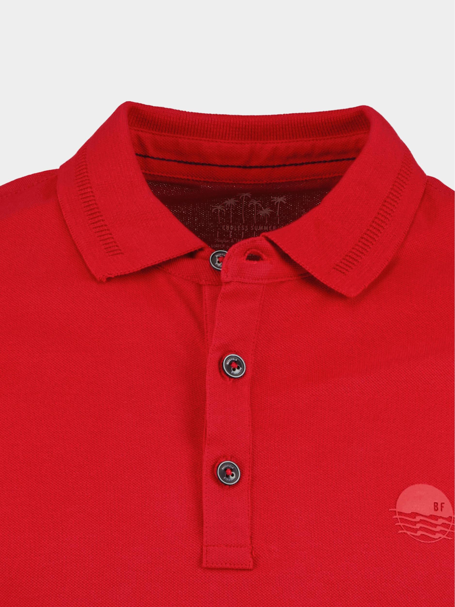 Basefield Polo korte mouw Rood Polo Shirt 1/2 Arm 219017704/404