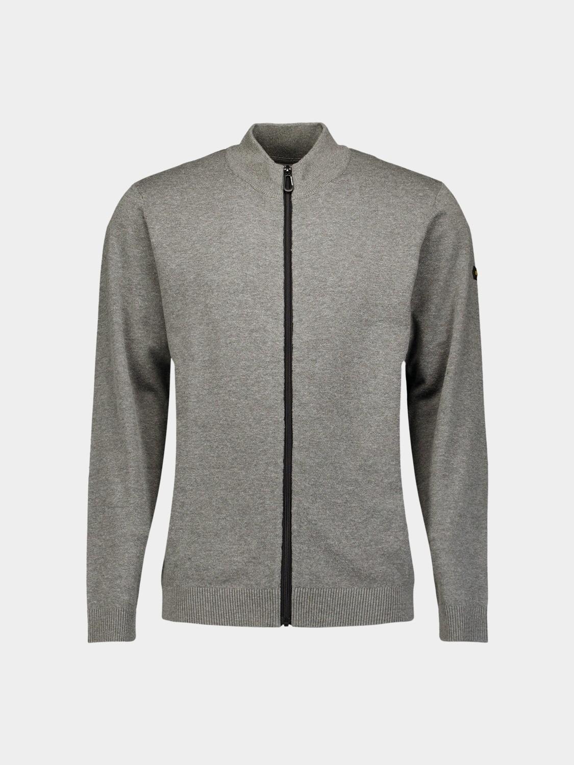 No Excess Vest Grijs Cardigan 2 Coloured Melange N2154/102