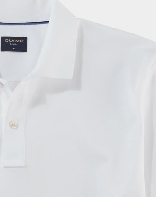 Olymp Polo korte mouw Wit Polo PiquÃ© solid 540952/00
