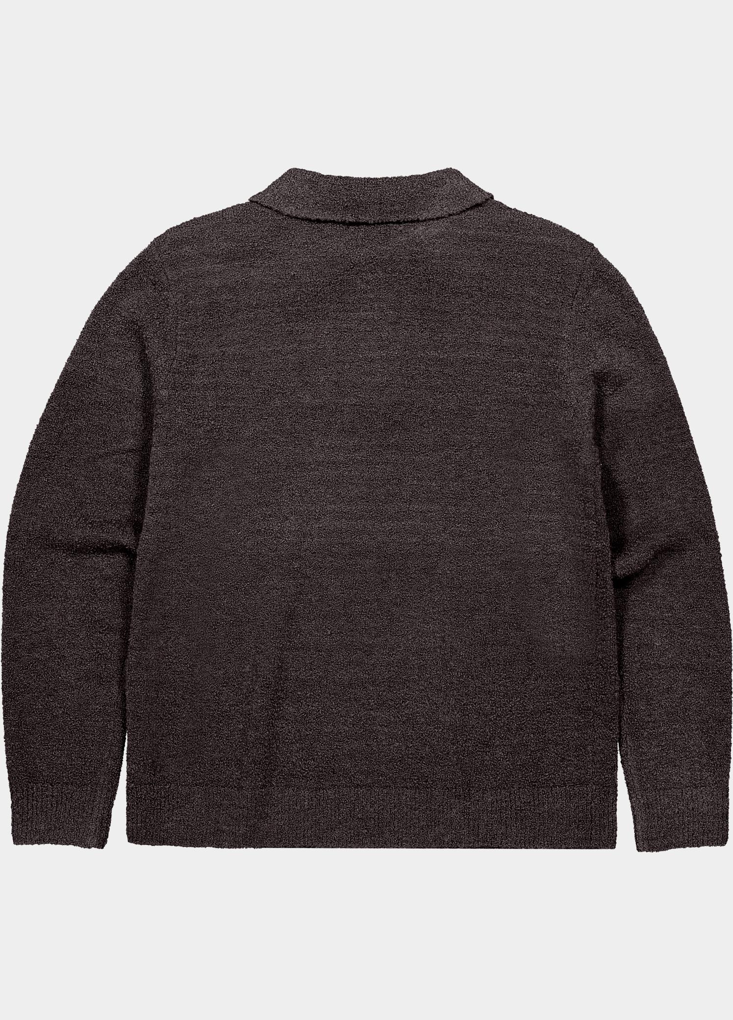 Butcher of Blue Polo lange mouwen heren Bruin Nash M2626023/694