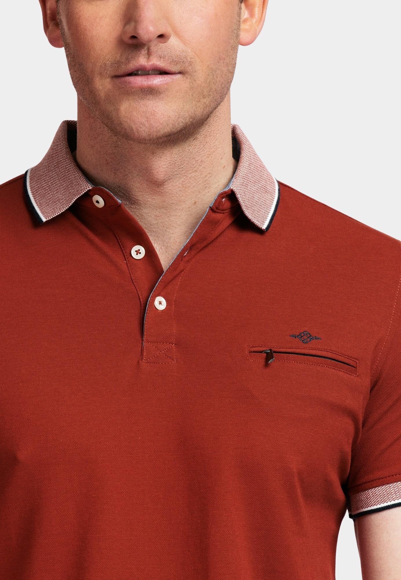 Baileys Polo korte mouw Rood Poloshirt Pique 415288/85