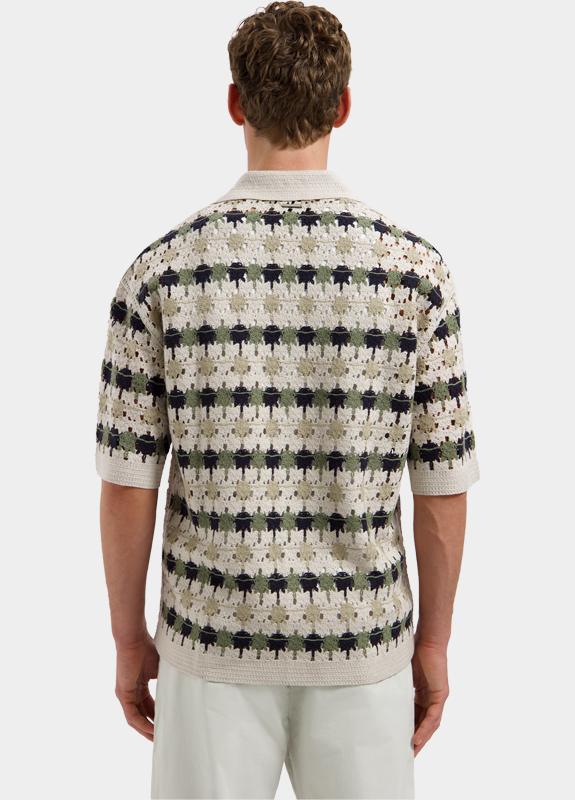 Dstrezzed overhemd korte mouw heren Beige DS_Lonell Shirt 421001/107