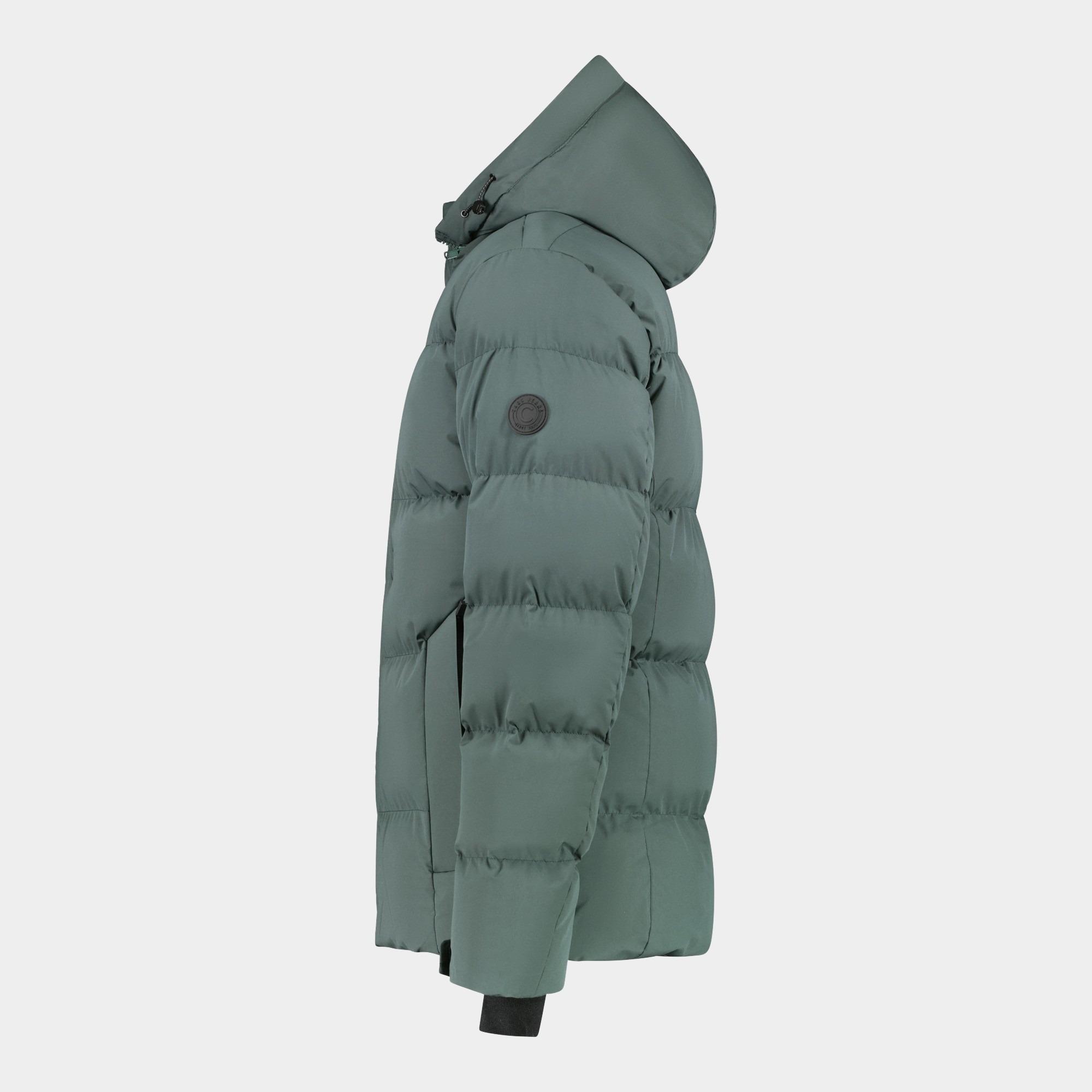 Cars Jeans Winterjack Groen Wickam 64664/46