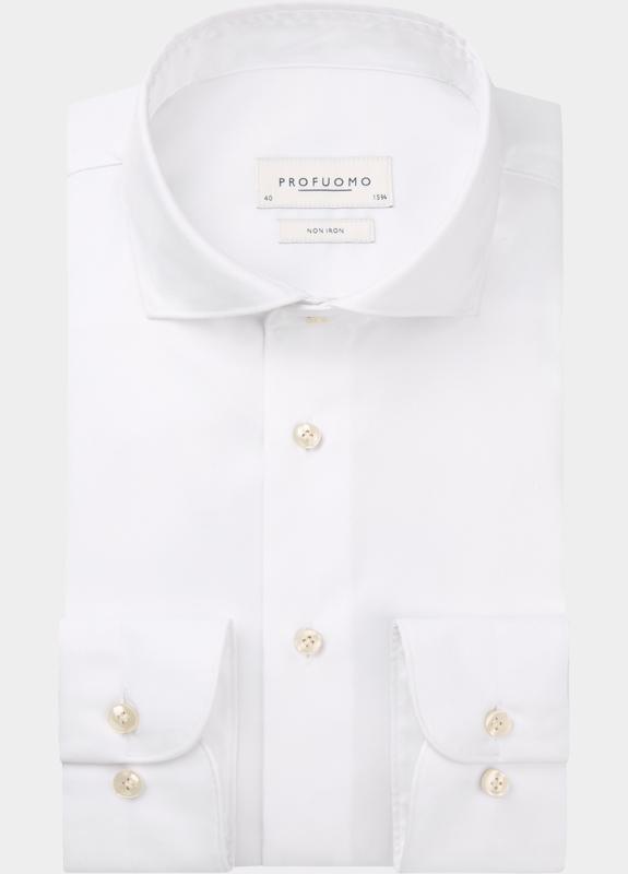 Profuomo Business hemd lange mouw Wit  PP2H00010/A