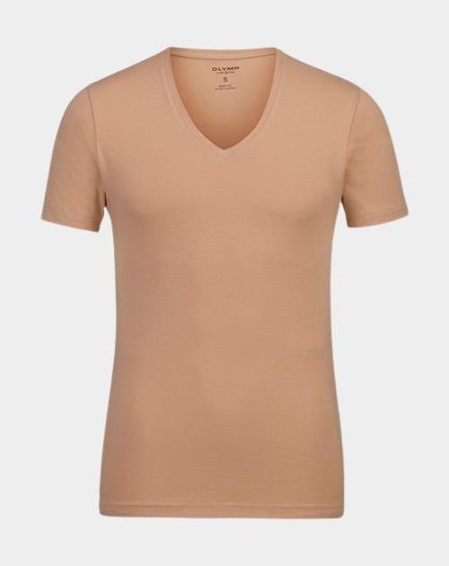 Olymp T-shirt korte mouw Bruin 0801/12 T-Shirt 080112/24