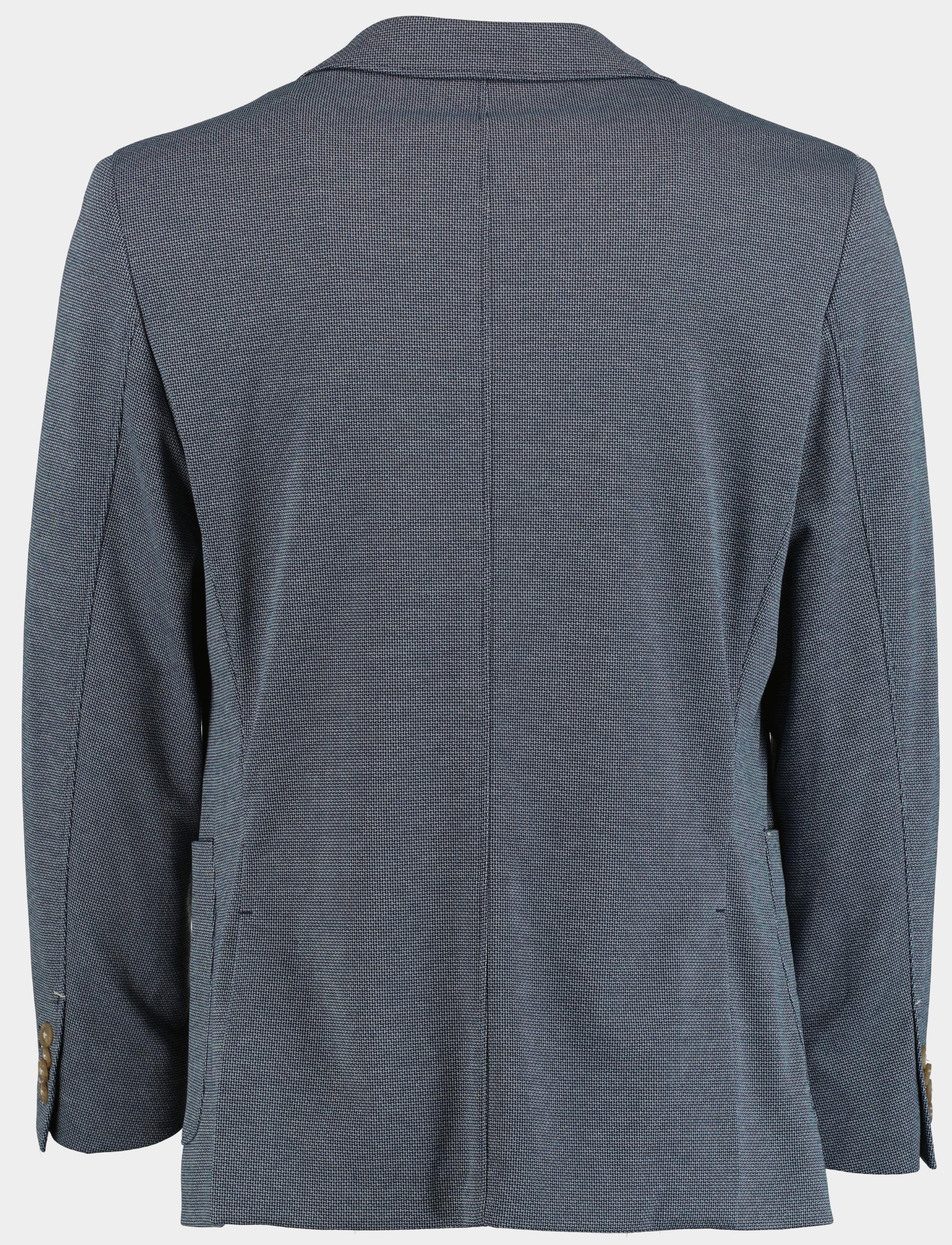 Bos Colbert Blauw Luka Jersey Jacket 251037LU62BO/290 navy