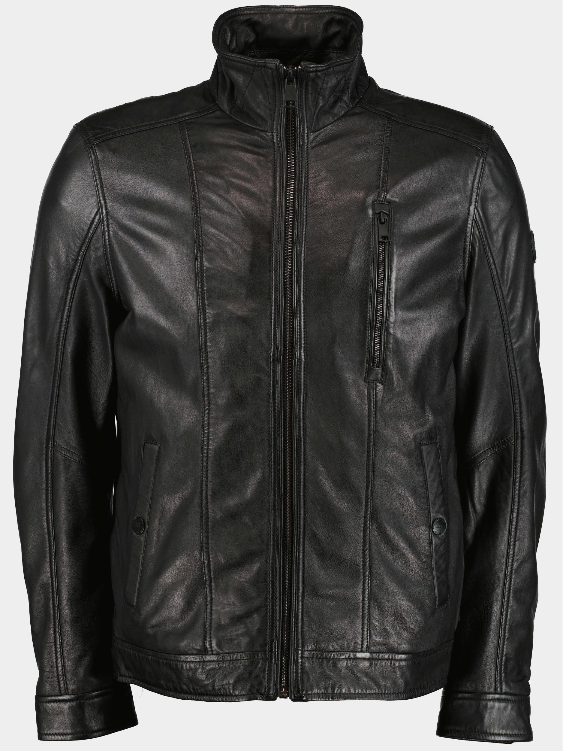 Donders 1860 Lederen jack Zwart Leather Jacket 52349.2/999