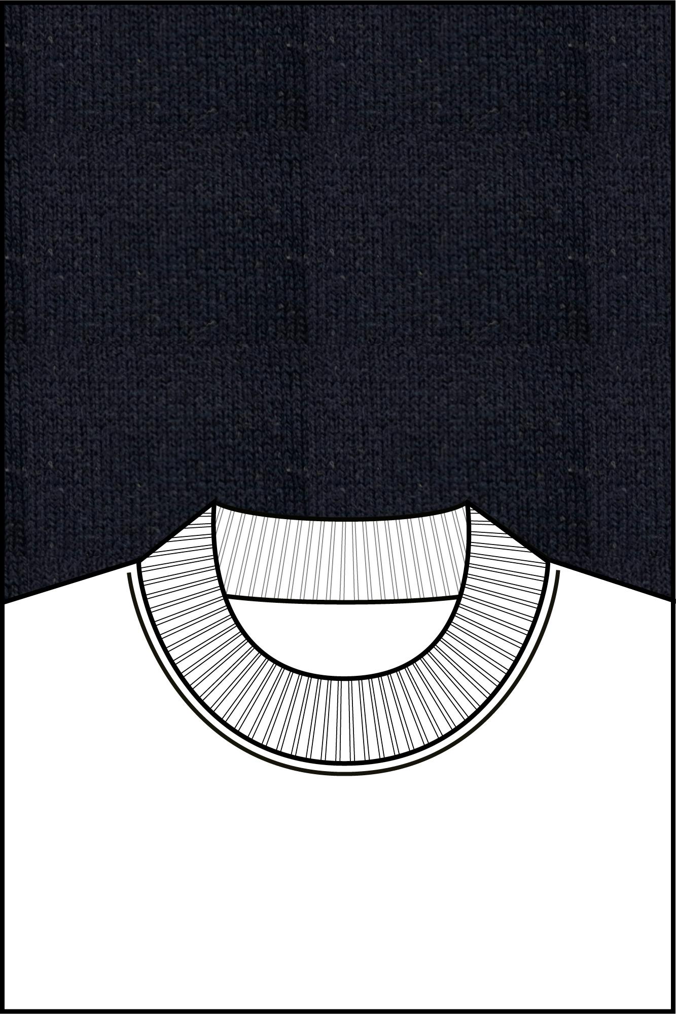 Baileys Turtle neck Blauw Turtle Neck Pullover  Pima Co 528600/60