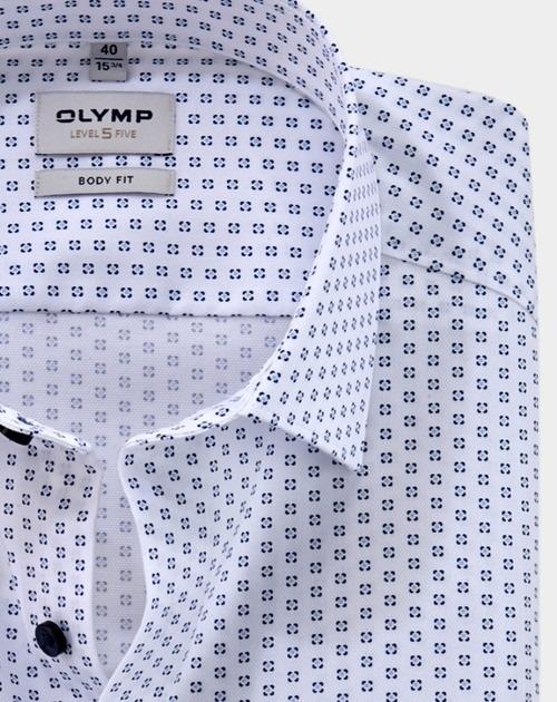 Olymp Overhemd extra lange mouw Blauw Level Five 207879/00
