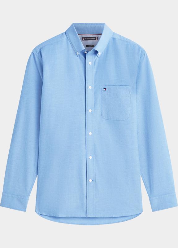 Tommy Hilfiger Casual hemd lange mouw Blauw LIGHT OXFORD SOLID SF SHIRT MW0MW42287/0GY