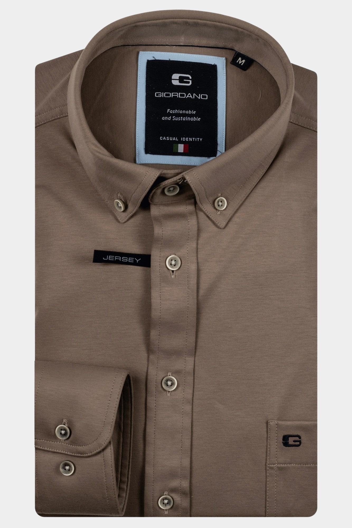 Giordano Casual hemd lange mouw Wit Ivy long sleeve button down J NOS7078/81