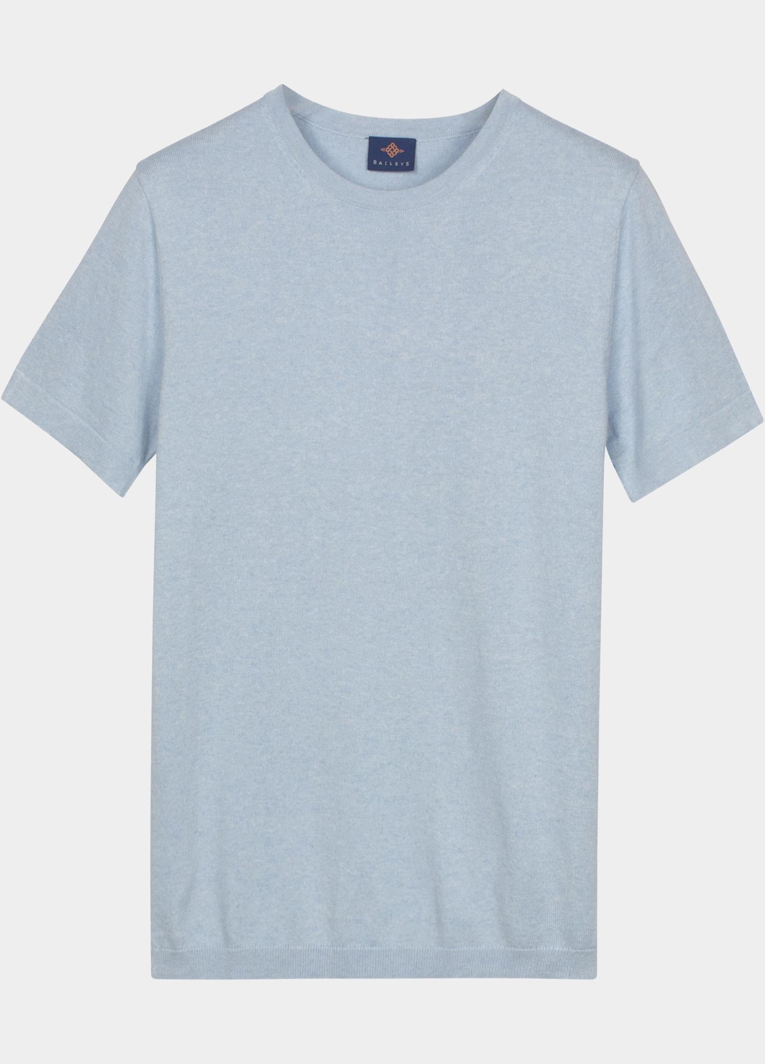 Baileys T-shirt heren Blauw Pullover Crew Neck SS 14gg si 615686/615