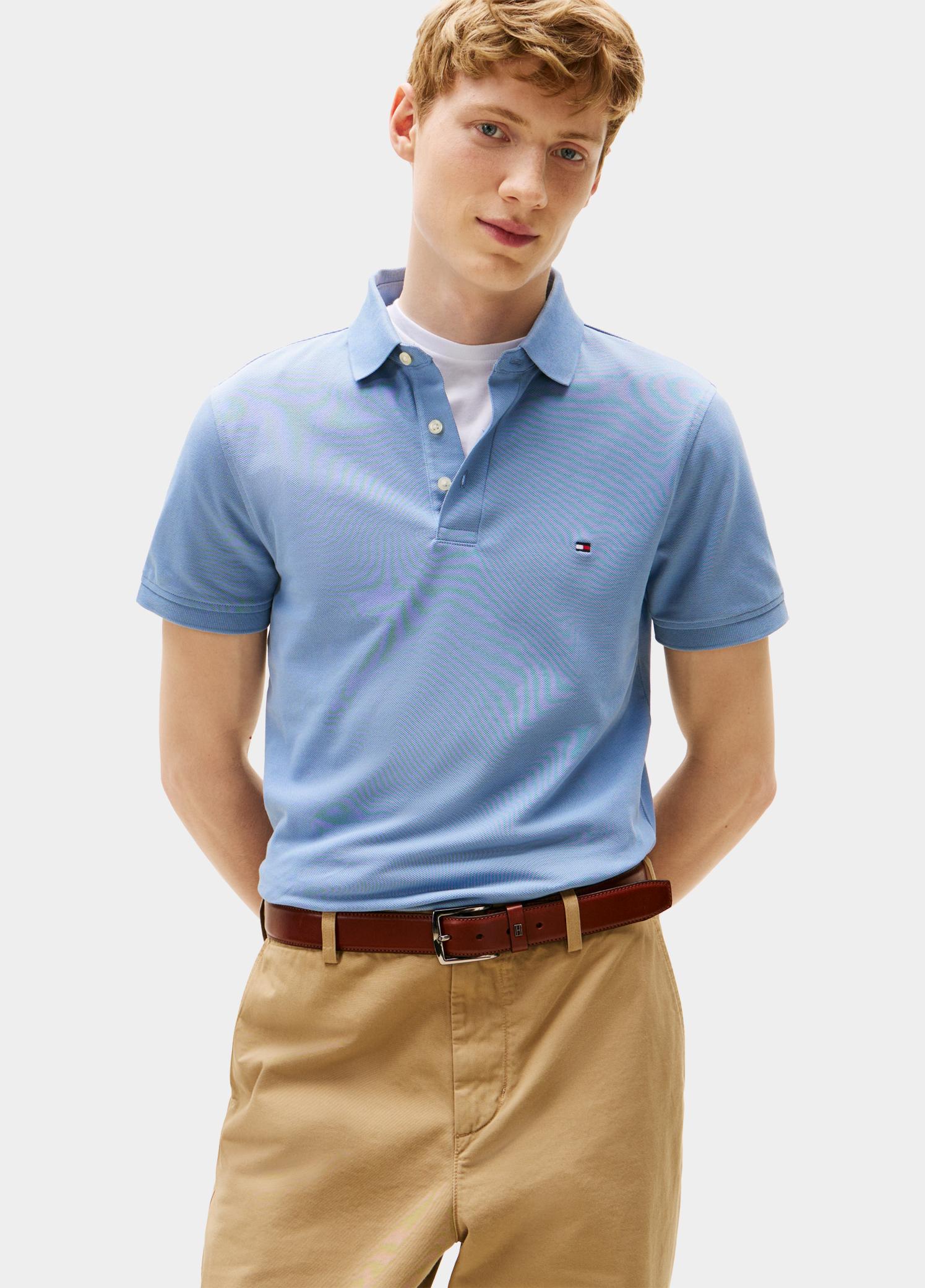 Tommy Hilfiger Polo heren Blauw 1985 Slim Polo MW0MW17771/C2B