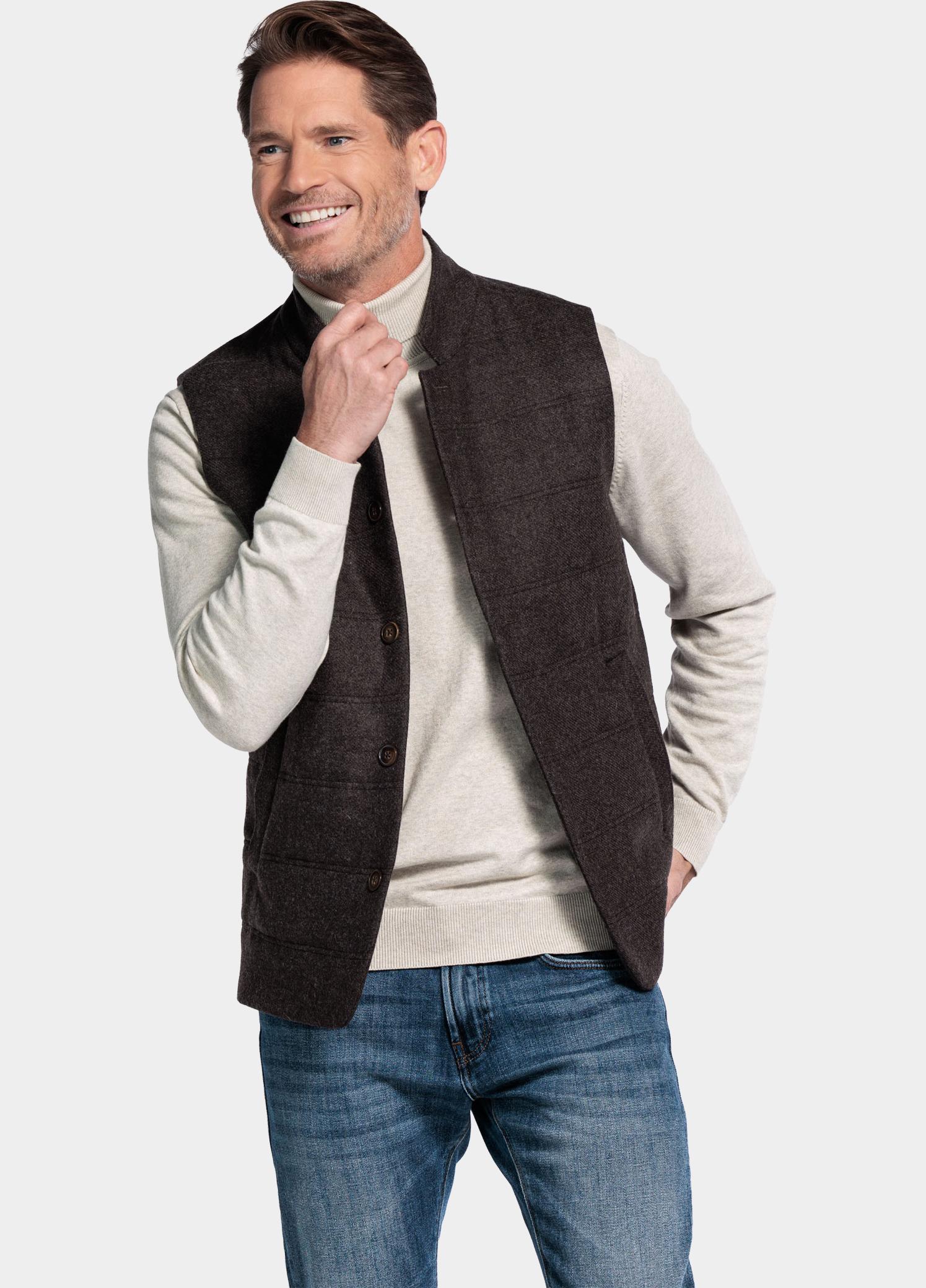 Giordano Bodywarmer heren Bruin Owen Bodywarmer Luxury Wool T 522551/80