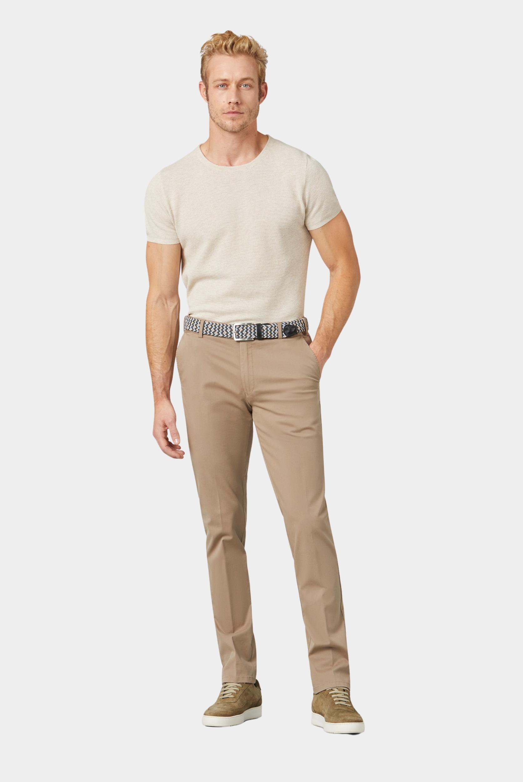 Meyer Katoenen Broek Bruin OSLO Art.9-3001 2239300100/43