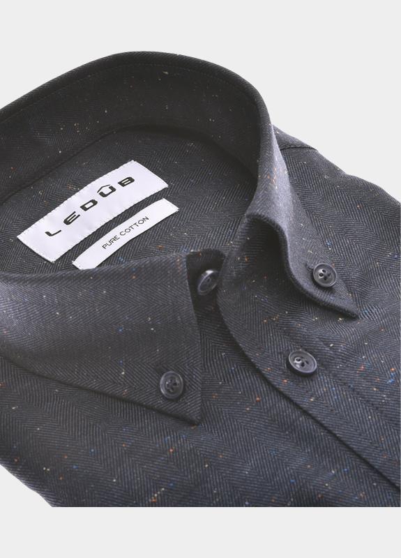 Ledub Business hemd lange mouw Blauw  0143196/190-000-000