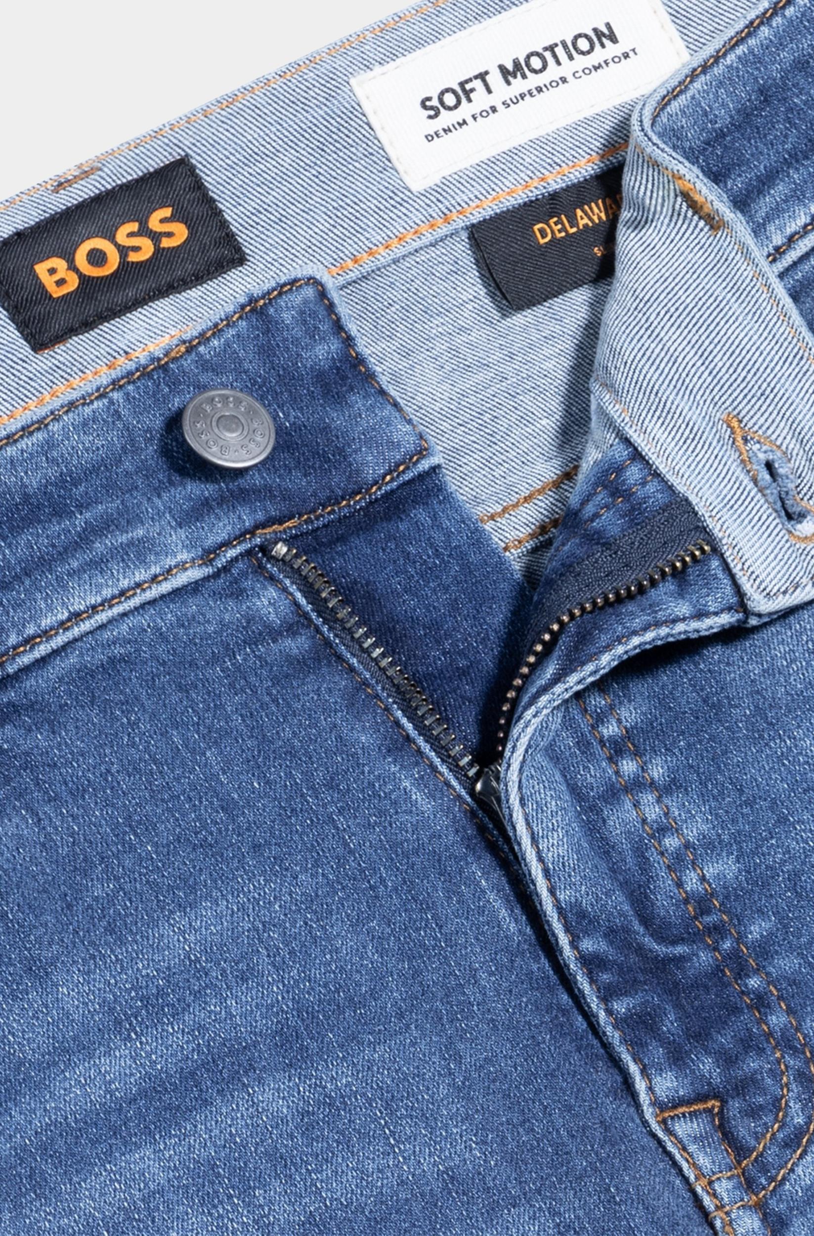 BOSS Orange 5-Pocket Jeans Blauw DELAWARE BO 10263422 02 50537813/422