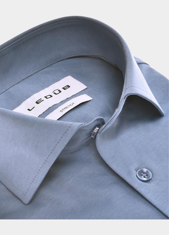 Ledub Business hemd lange mouw Blauw  0143305/145-000-000