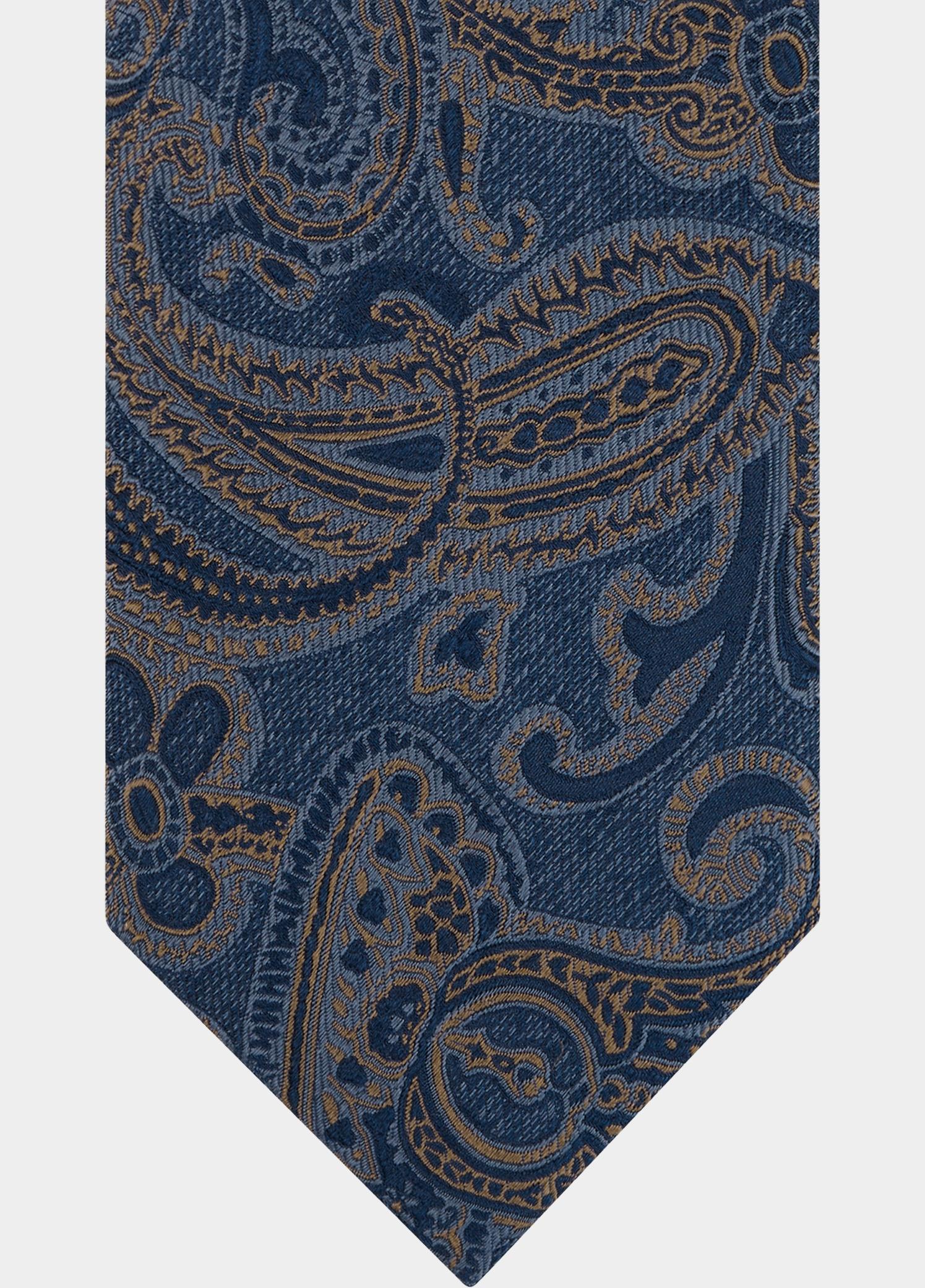 Profuomo Stropdas Blauw  PPXA30042/B