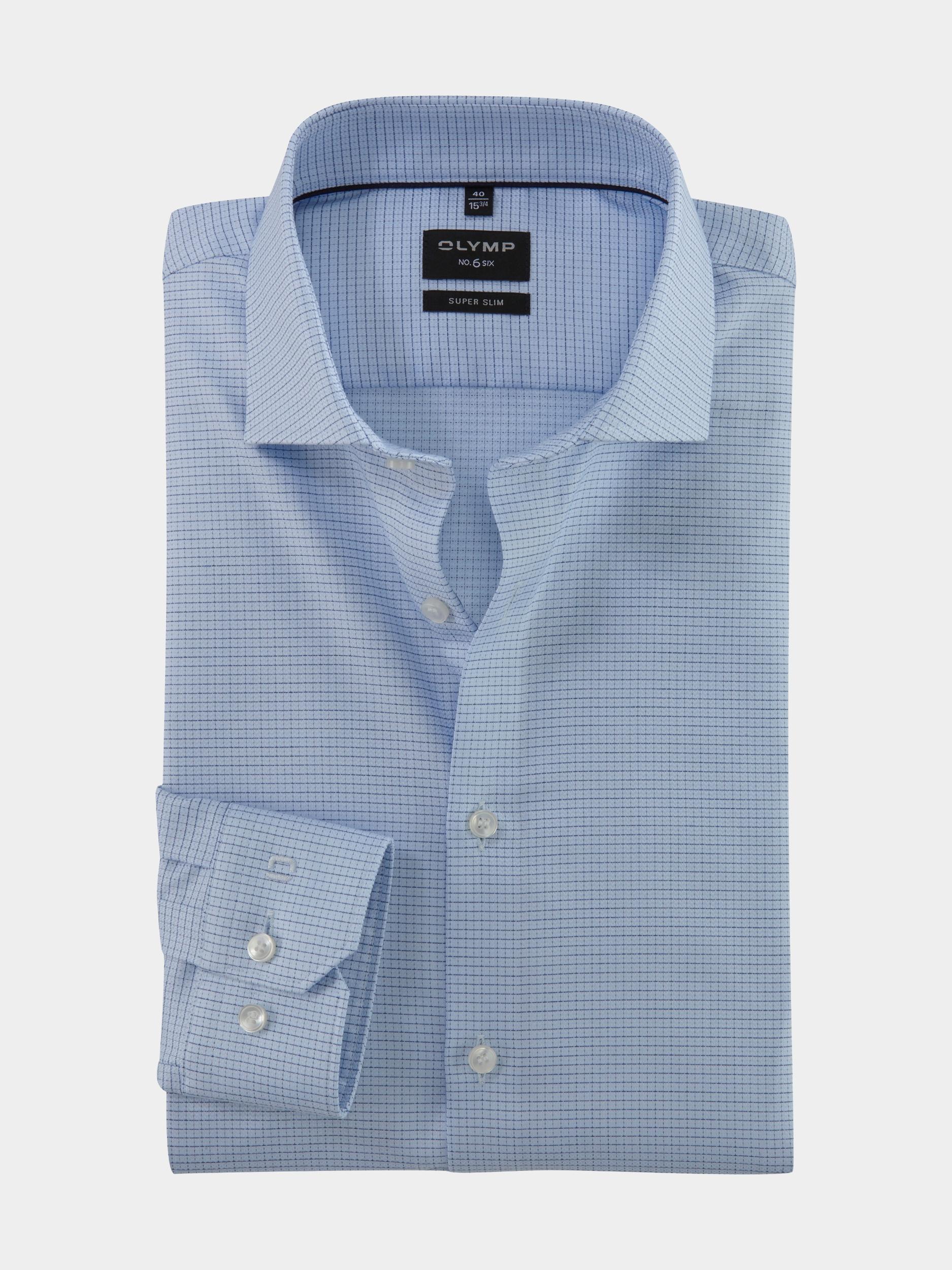 Olymp Business hemd lange mouw Blauw 2588/84 Hemden 258884/11